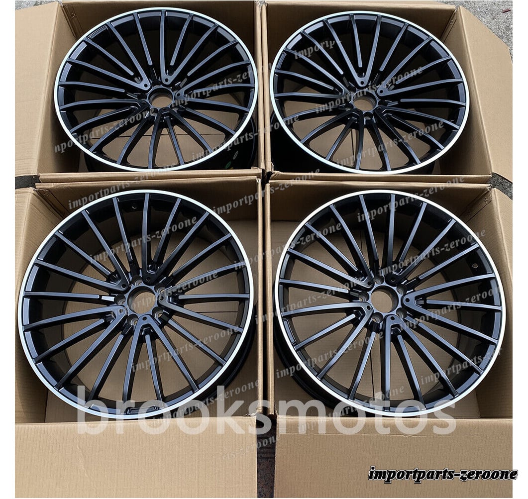 21インチ 新品サテンブラックスタイル ホイール クラウン クロス