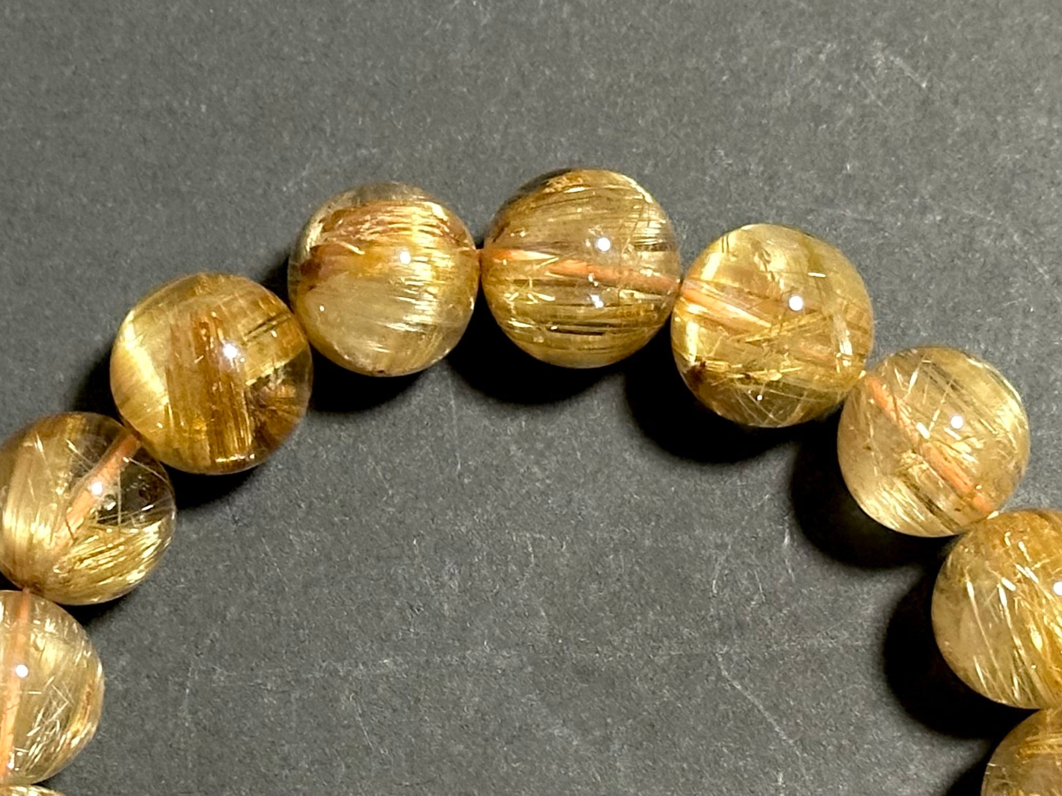 金運【高級キャッツアイタイチンルチル】12-12.5mm | 導運石