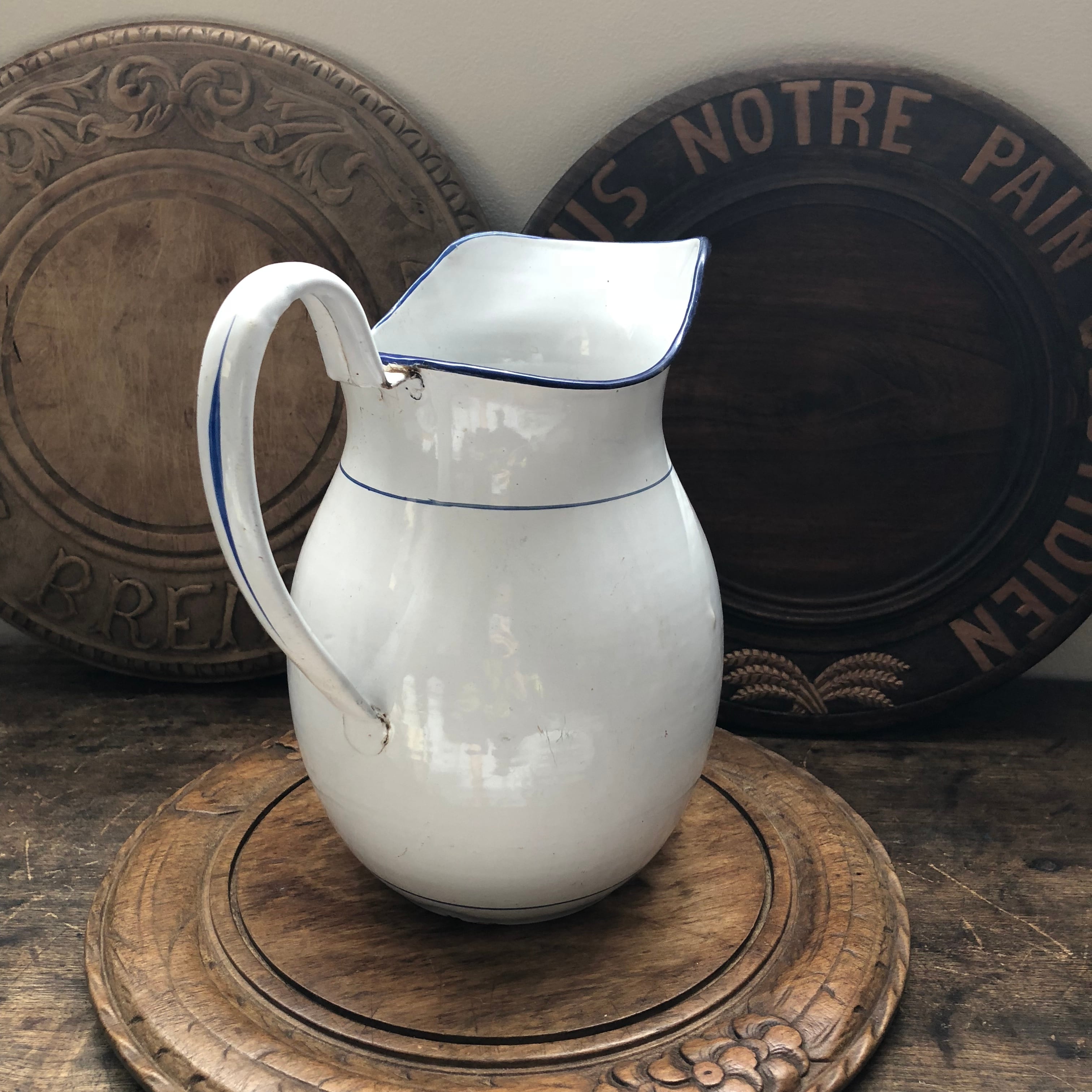 Yホーロー ウォータージャグ JAPY キッチン 雑貨 ピッチャー ファーム