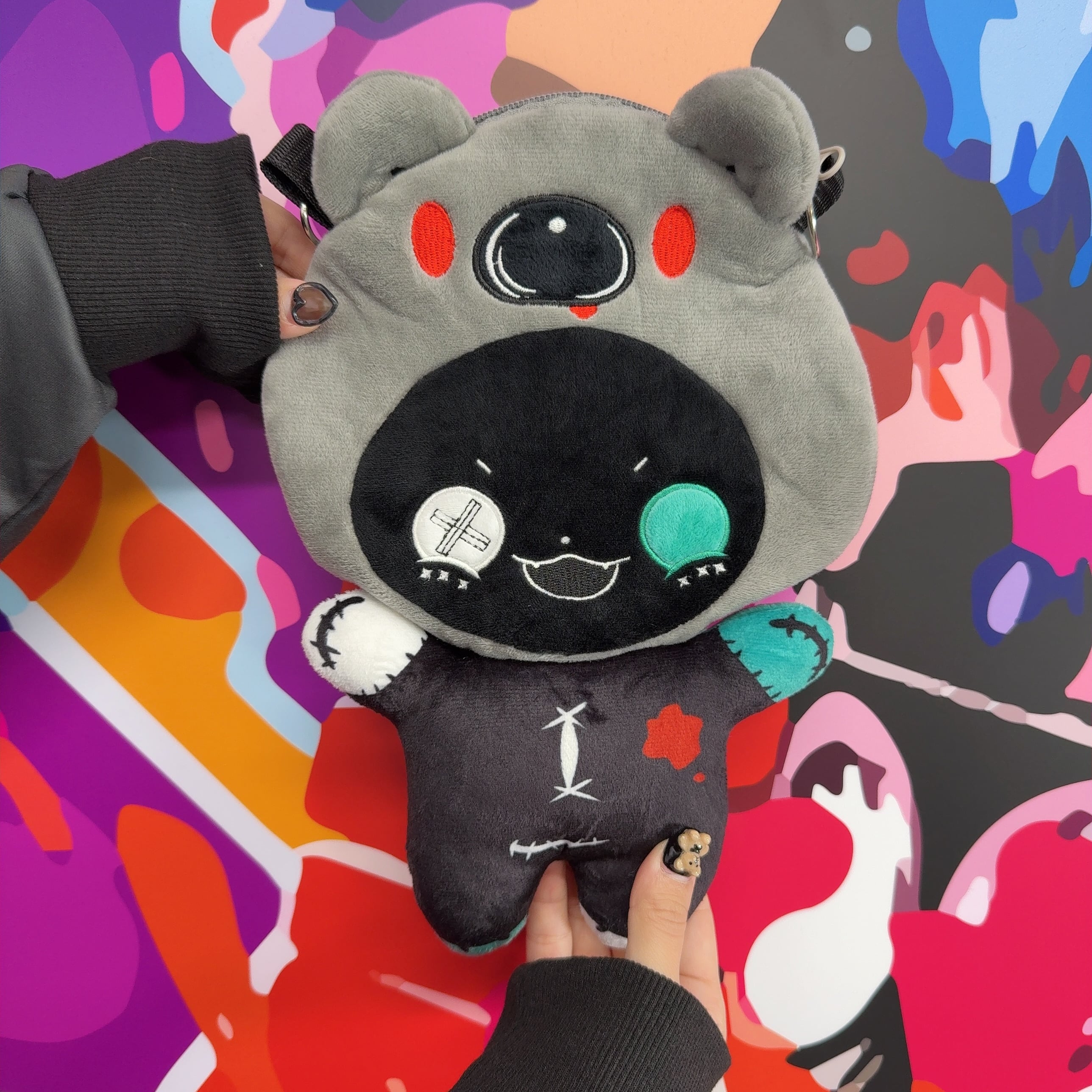 グル〜ミ〜×NIERコラボデザイン 2WAYぬいぐるみポシェット【シエル