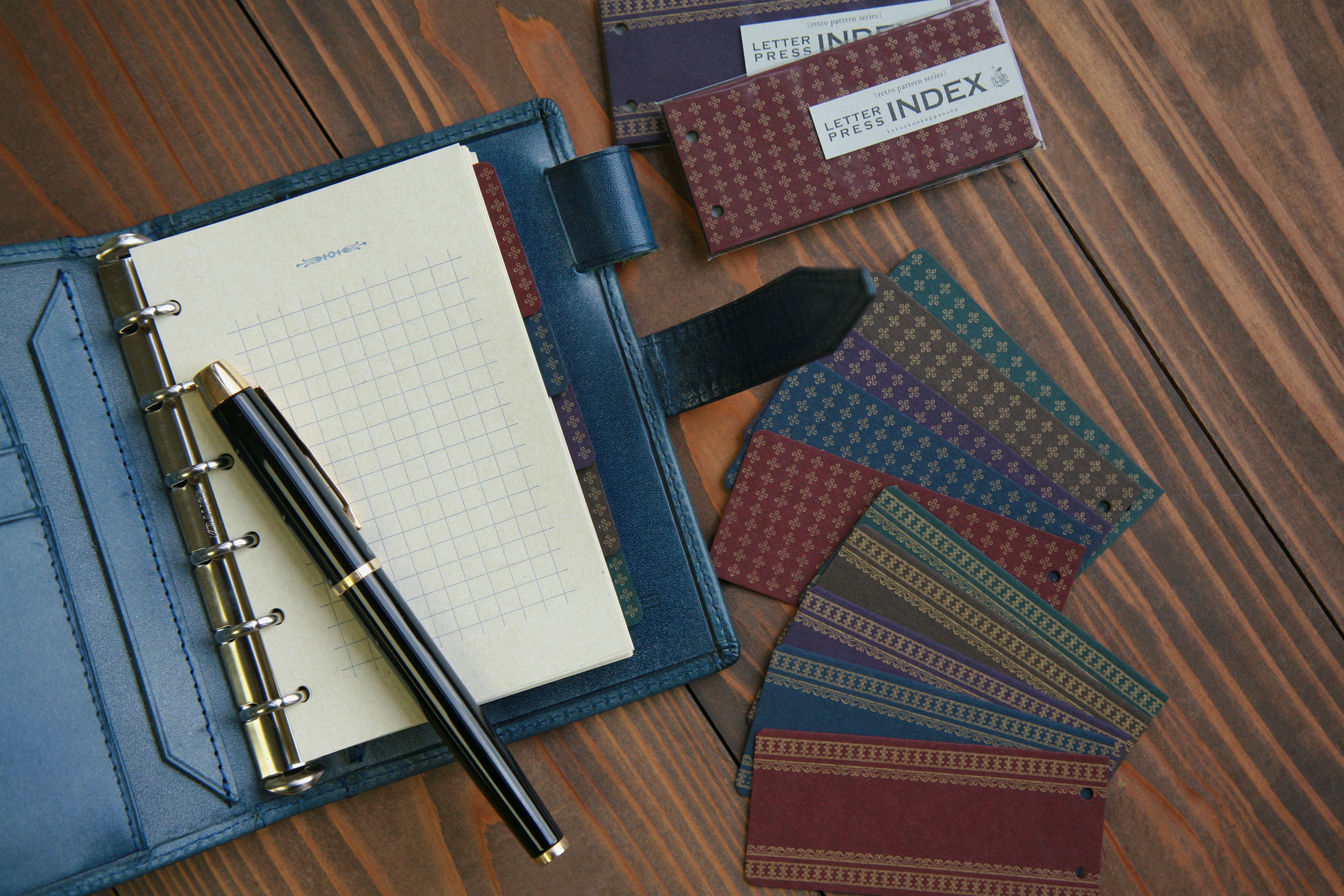 LETTER PRESS INDEX (MINI6） 〔retro pattern series〕 | 廣運舘活版所