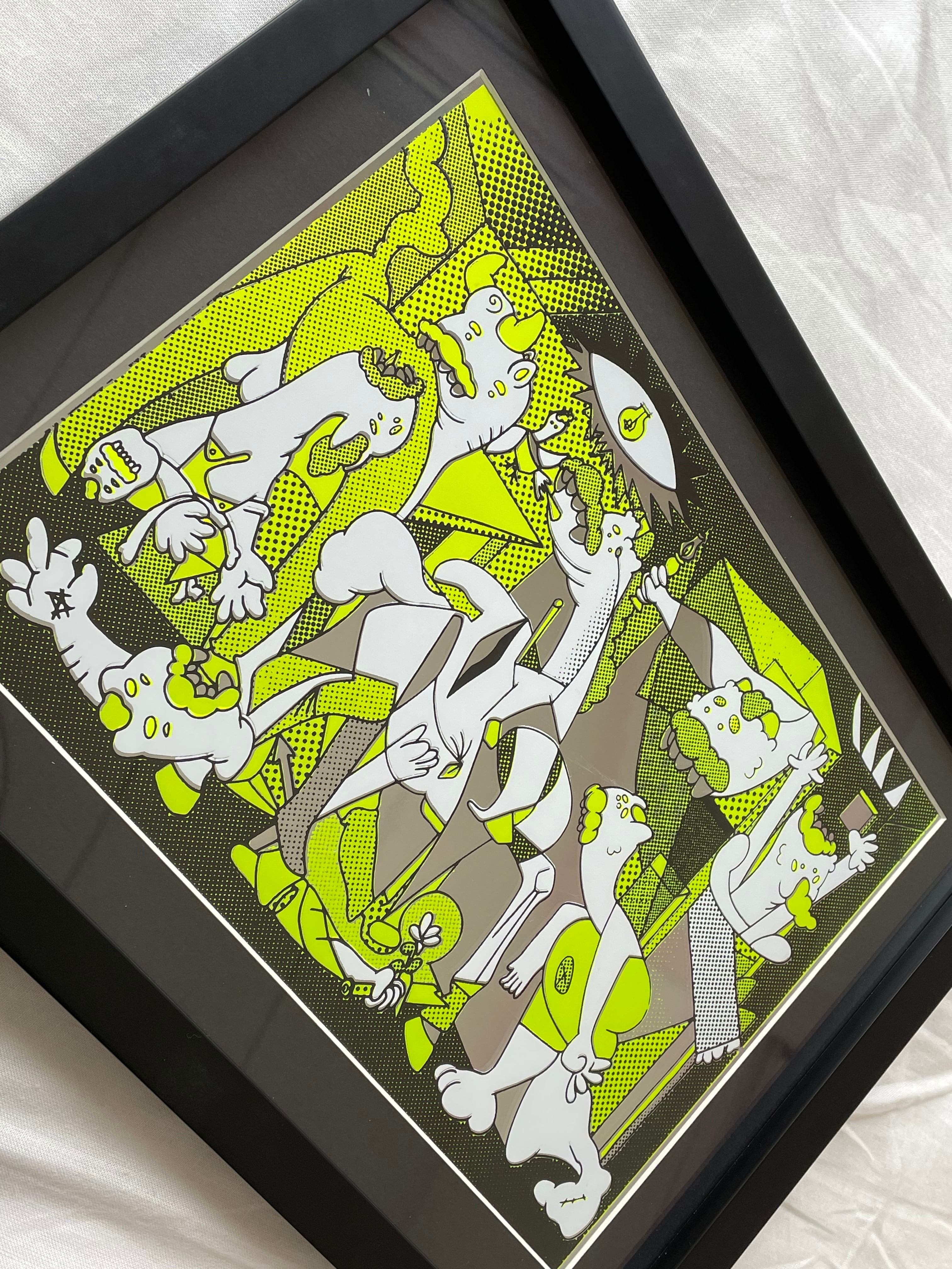 きたのじゅんこ スピカ 星からの伝言 シルクスクリーン サイン入り