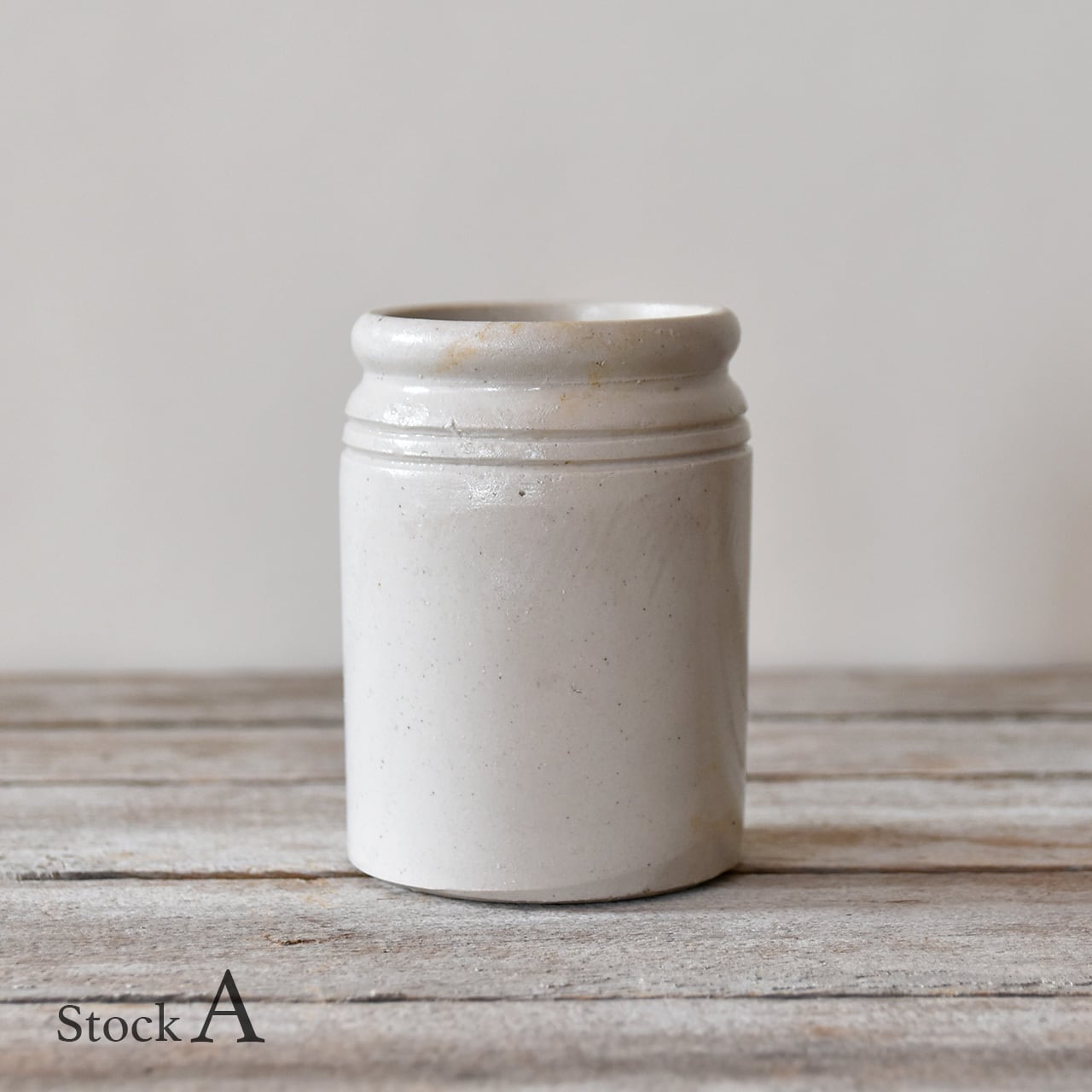 Stoneware Jam Jar 【A】/ 絵になる陶器のジャムポット / 2208W-001A