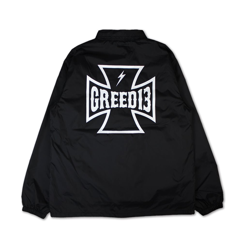 IRON CROSS Coach Jacket Black | DOG HOUSE GARAGE
