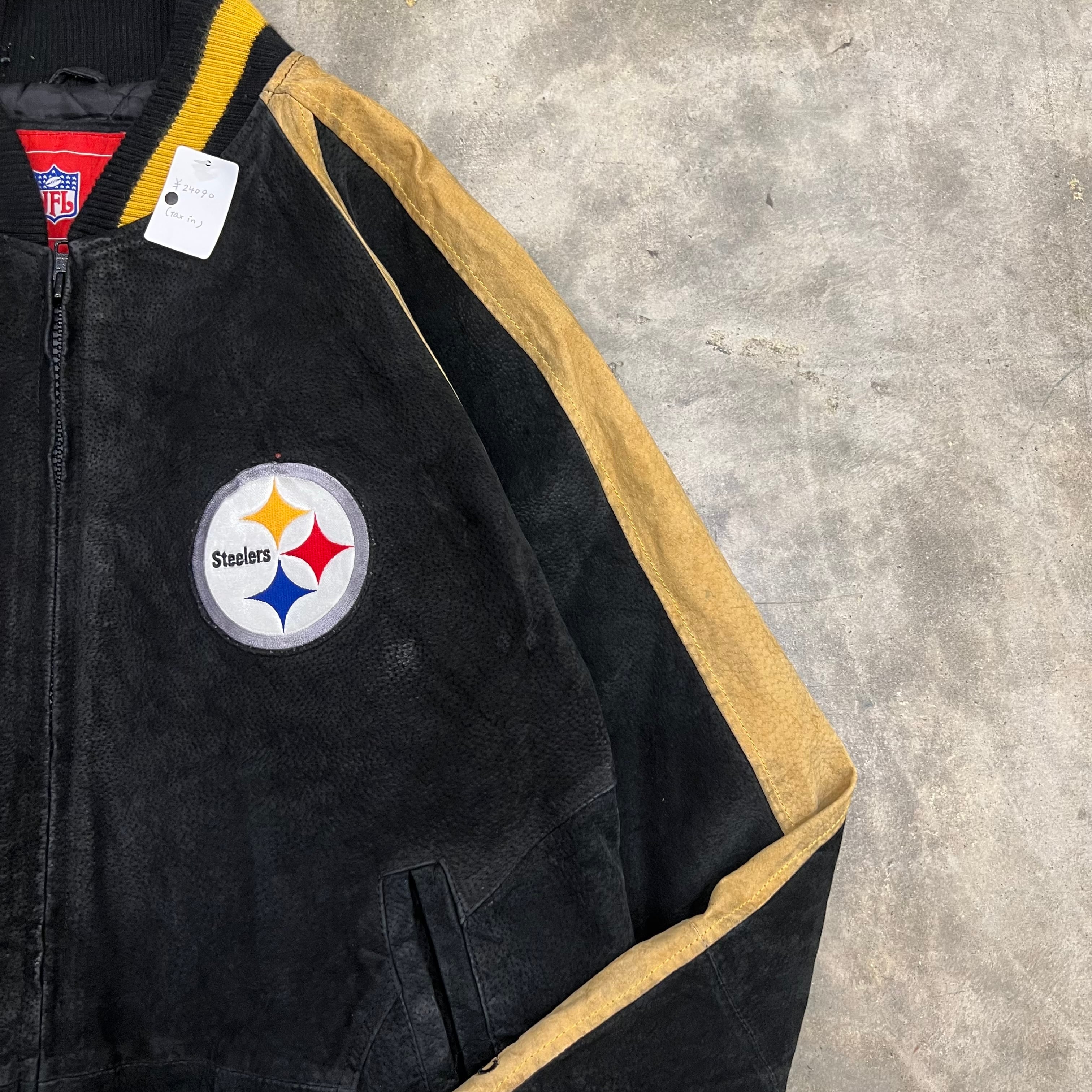 NFL STEELERS / スティーラーズ】レザースタジャン | 古着屋KAKAVAKA