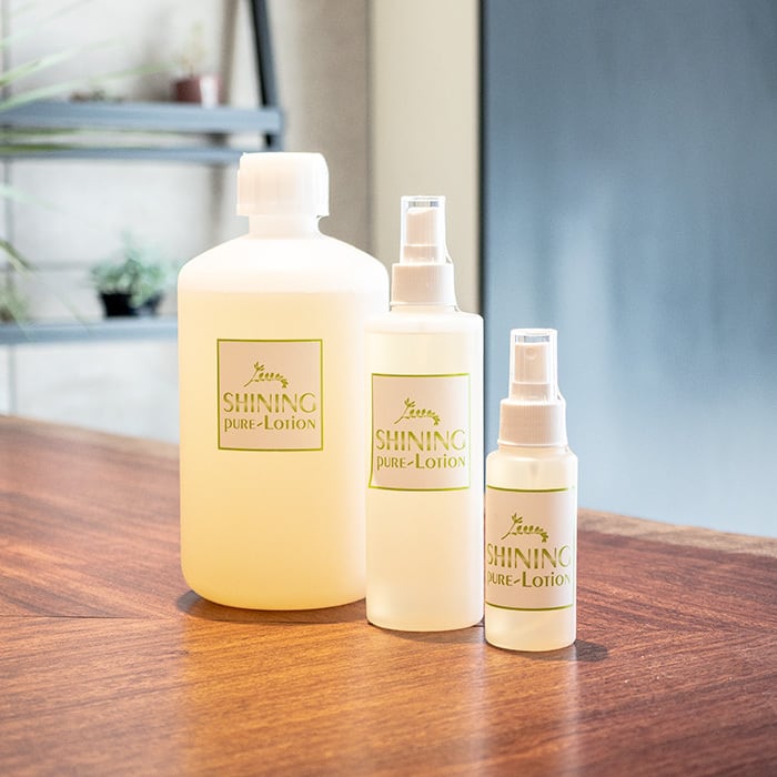 しっとり美肌 天然素材 シャイニング ピュアローション 1000ml（詰替用