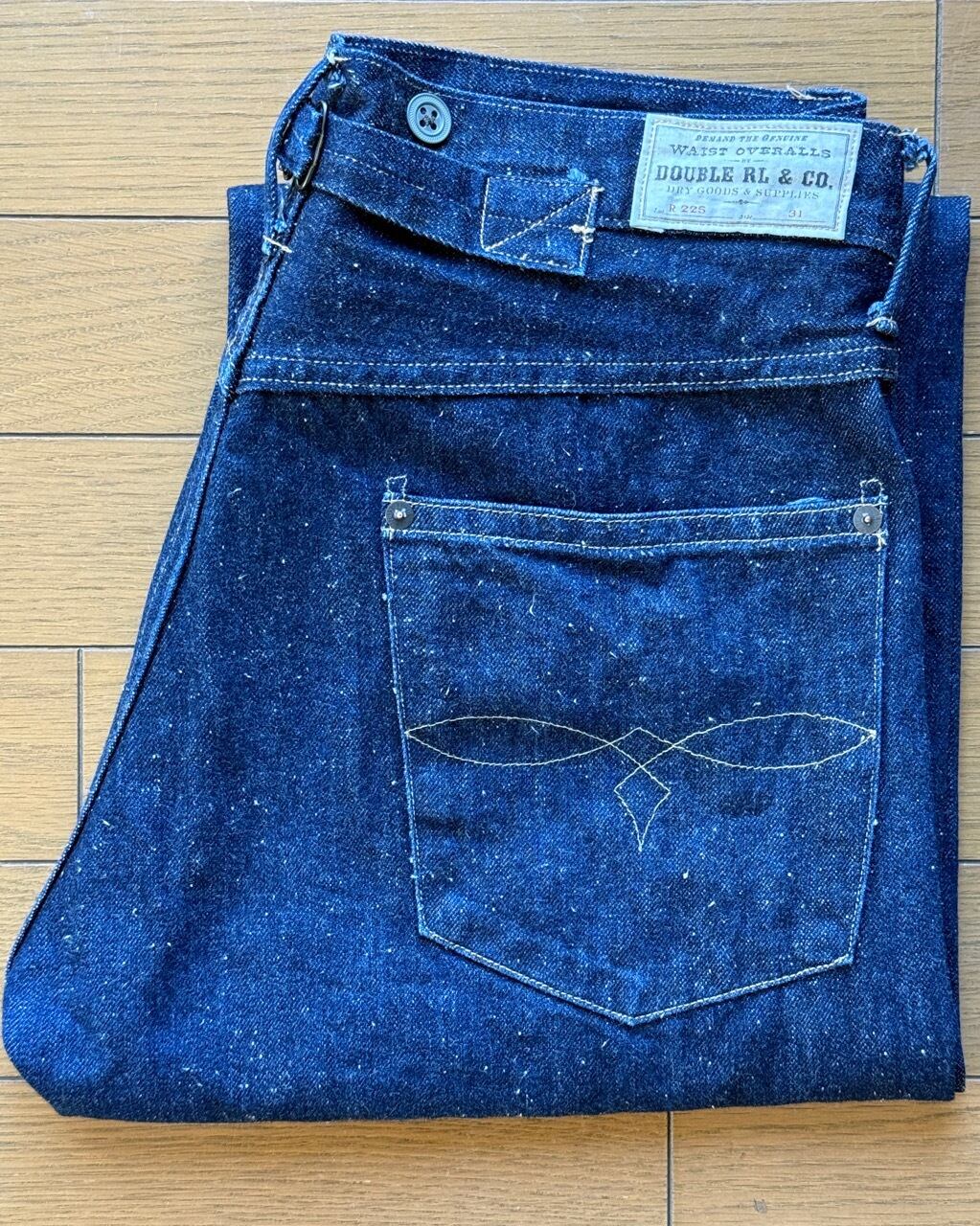 新品 RRL スリムフィット ウォッシュ加工 セルビッジジーンズ W30-L30