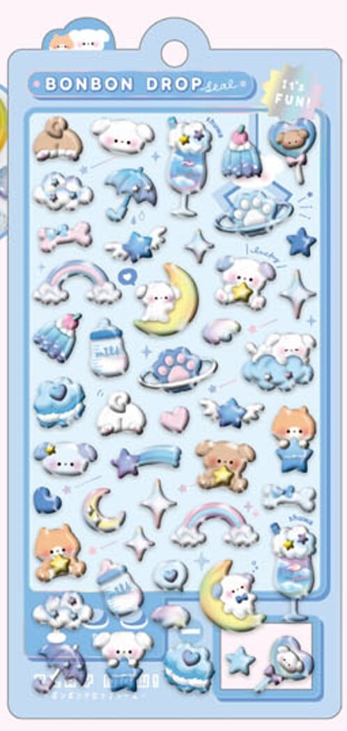 送料無料 ボンボンドロップシール 第2弾 qli_91051_91056 クーリア