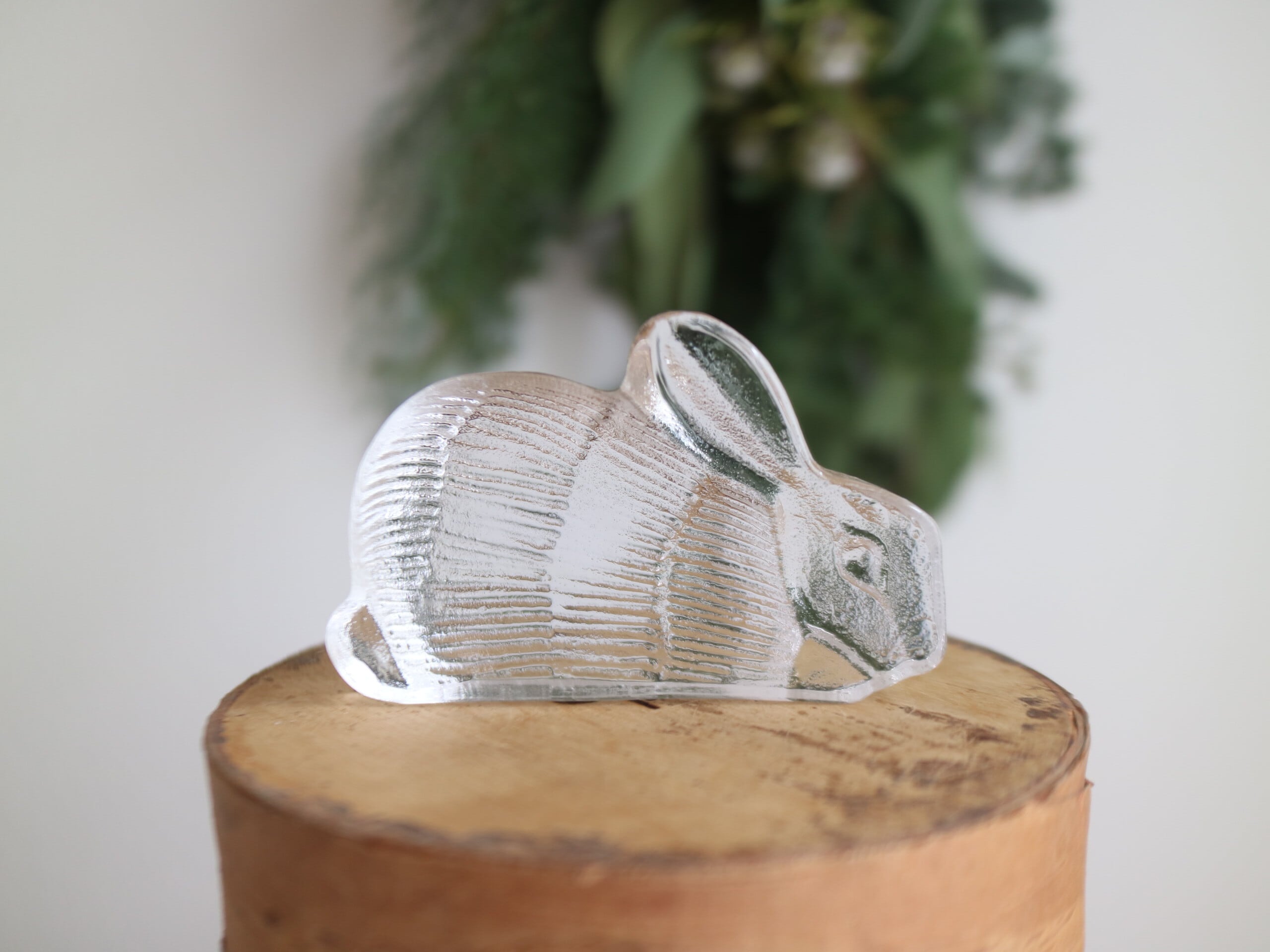 ROYAL KRONA / Lisa Larson / ガラスのオブジェ うさぎ No.5368