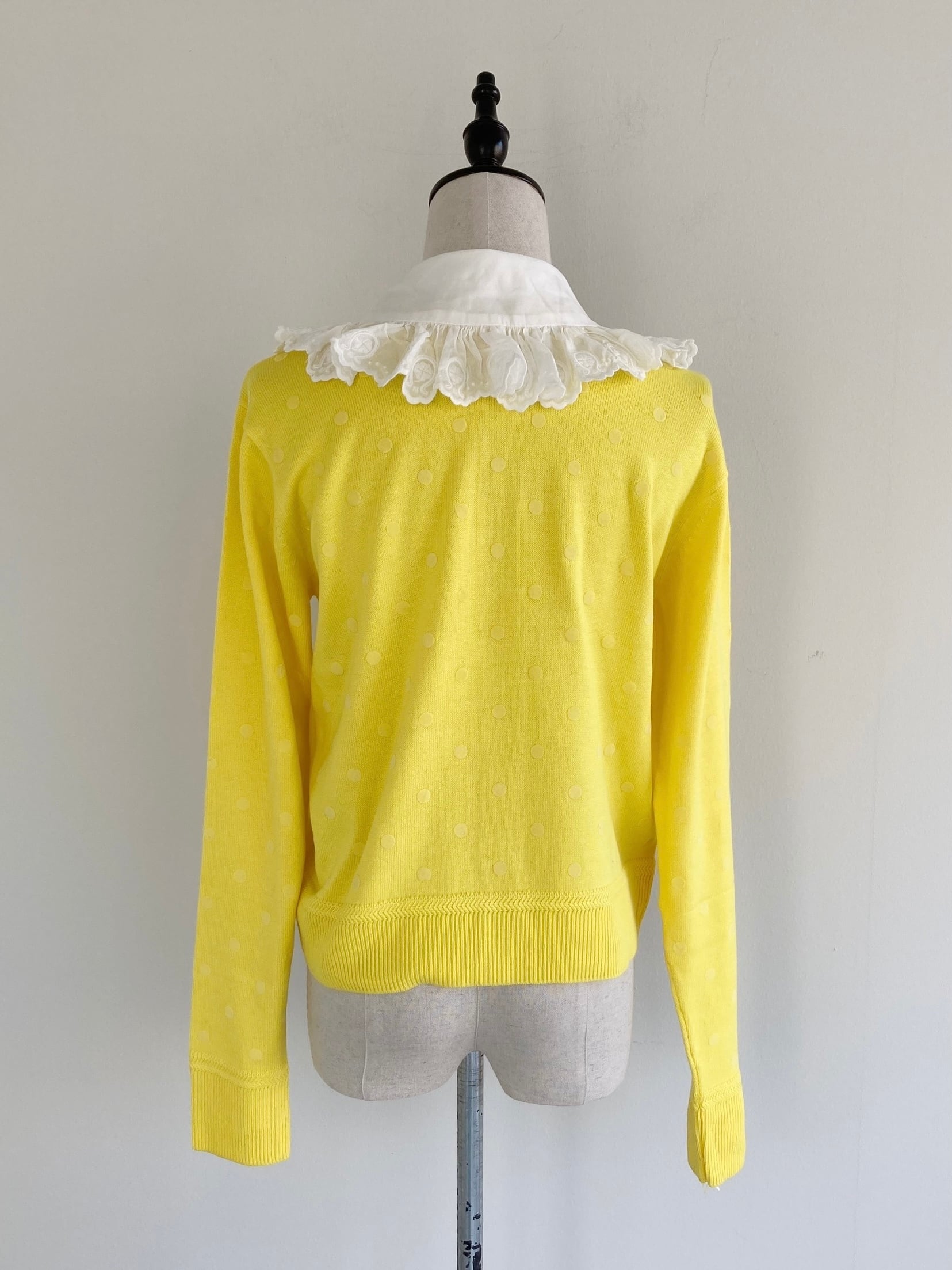 MUVEIL クローバーレース衿ニット | KOKO