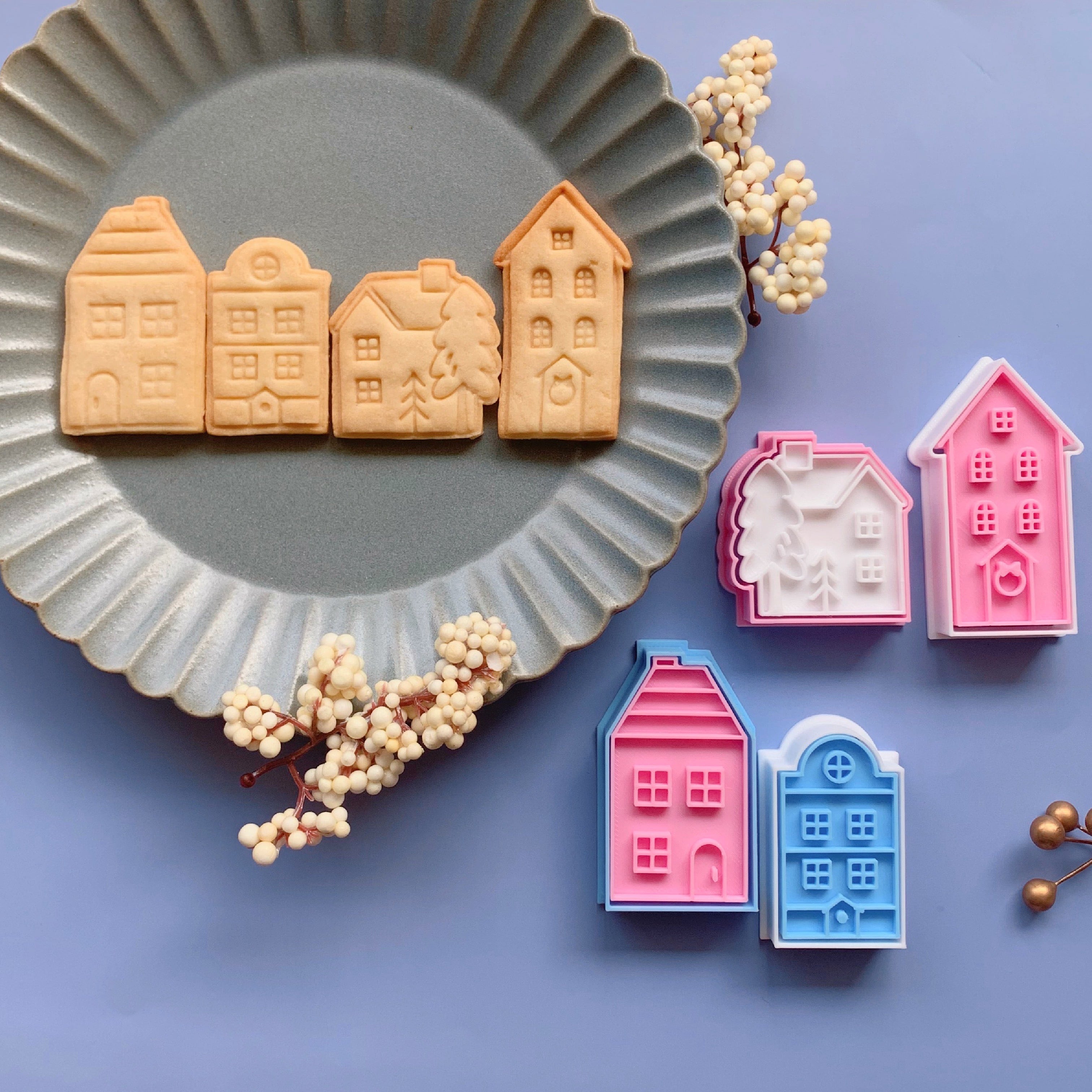 家のクッキー型セット | 3PM cookies