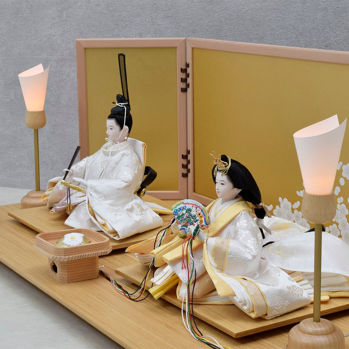 雛人形 親王飾り【雪梅】Yukime |モダン｜おしゃれ｜かわいい｜今どき