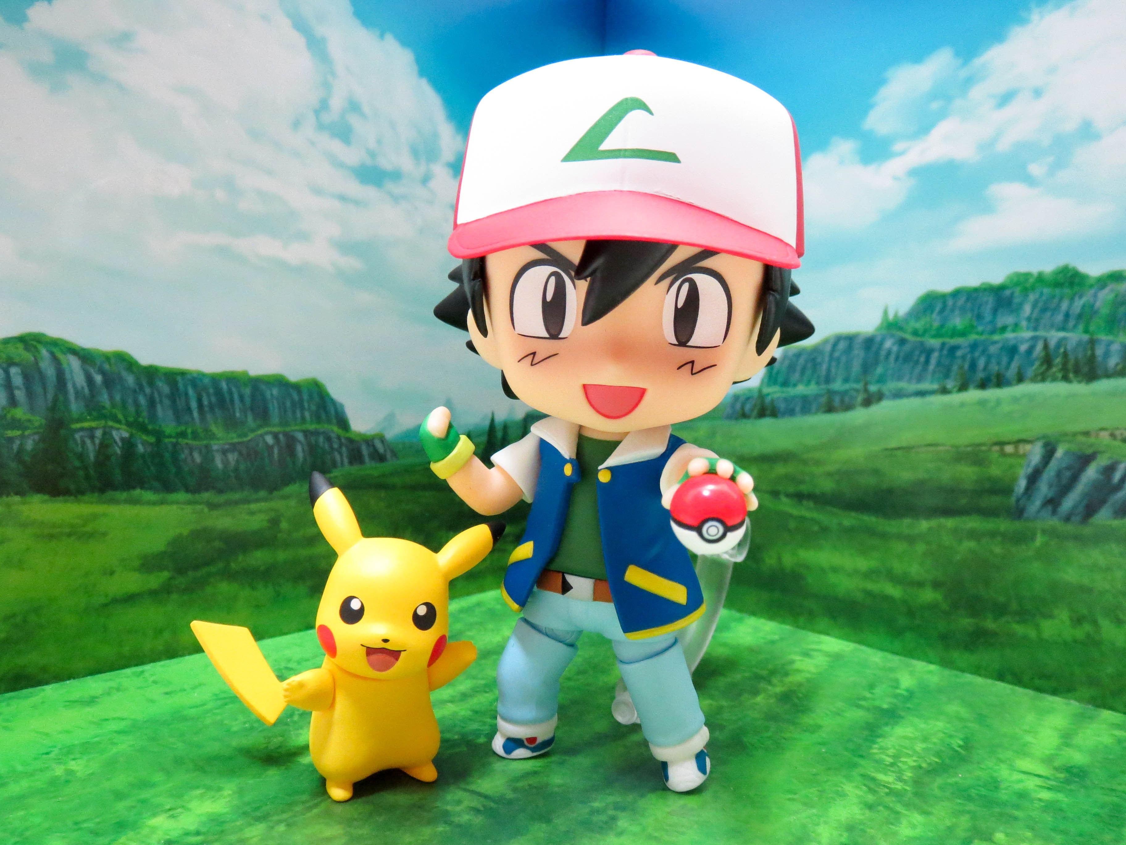 再入荷【800】 サトシ 小物パーツ ピカチュウ ねんどろいど | ホビー