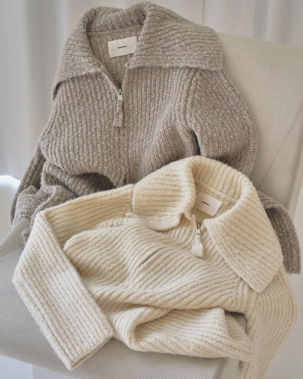 TODAYFUL Wool Ribknit Cardigan | Loveliest