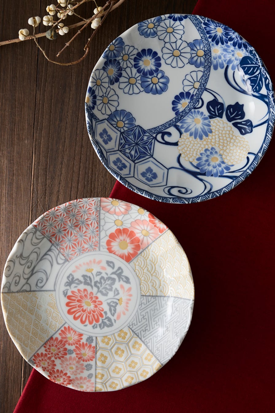 HAS-2052A 華祥瑞 深皿2P | 山勝美濃陶苑 公式オンラインショップ