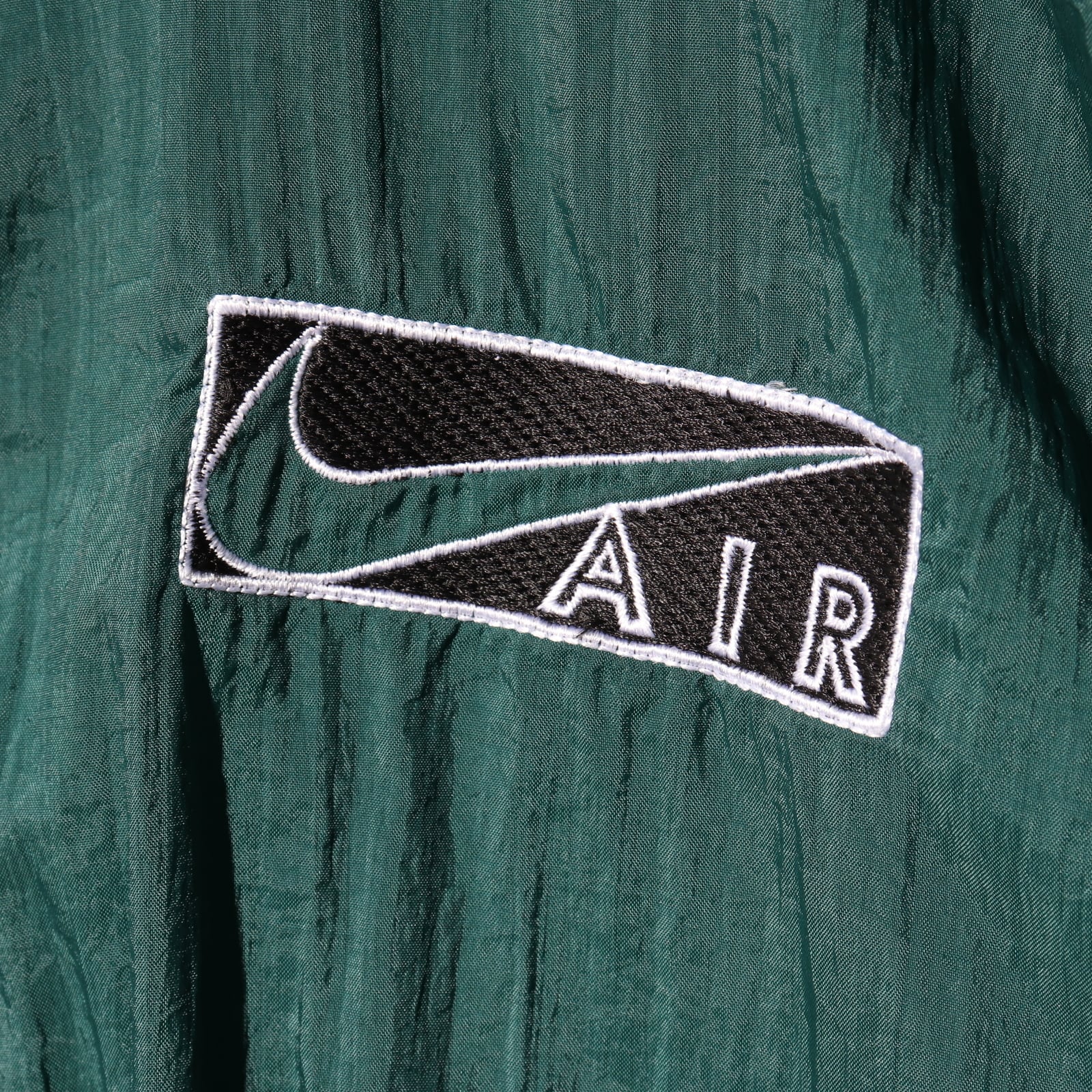 美品 XL NIKE 90s ビッグスウォッシュ刺繍 ナイロンジャケット ナイキ