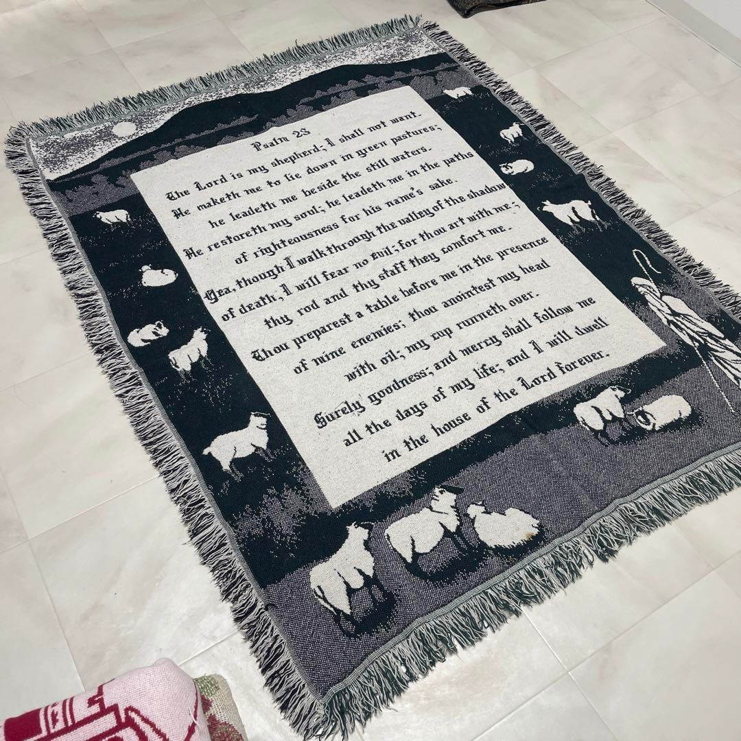 羊 マルチカバー ソファーカバー ヴィンテージラグ 149x117 | Beo