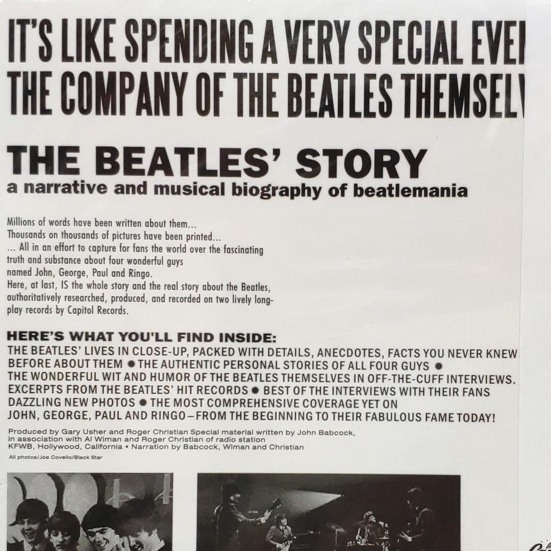 新品同様 ストリー ノーヒゲ 白ラベル ラベル二重印刷 ビートルズ 物語