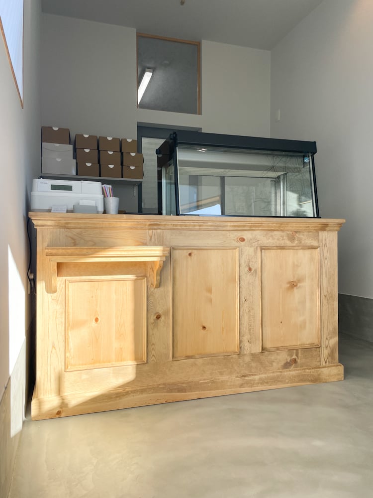 冷蔵ショーケース内蔵レジカウンター67 （ケーキ屋さん向けショー