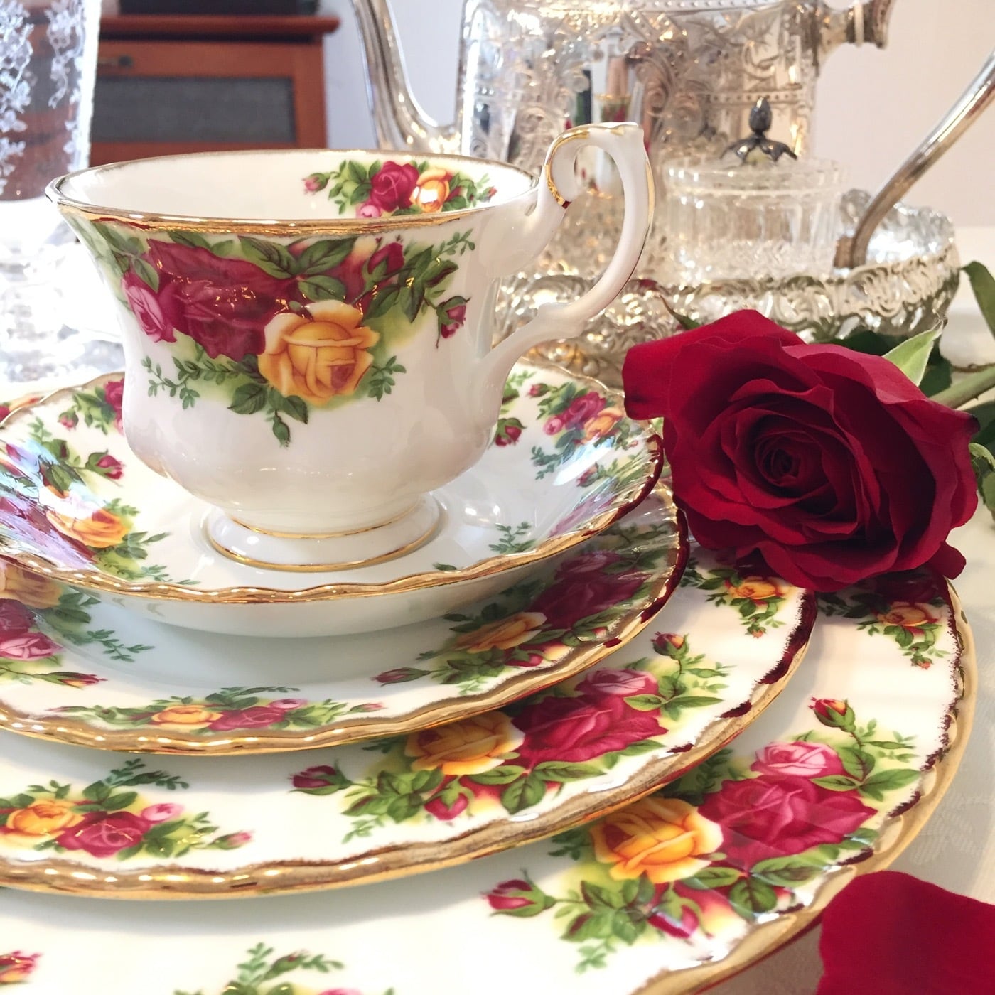 ロイヤルアルバート オールドカントリーローズ4点セット | Rosy Baby