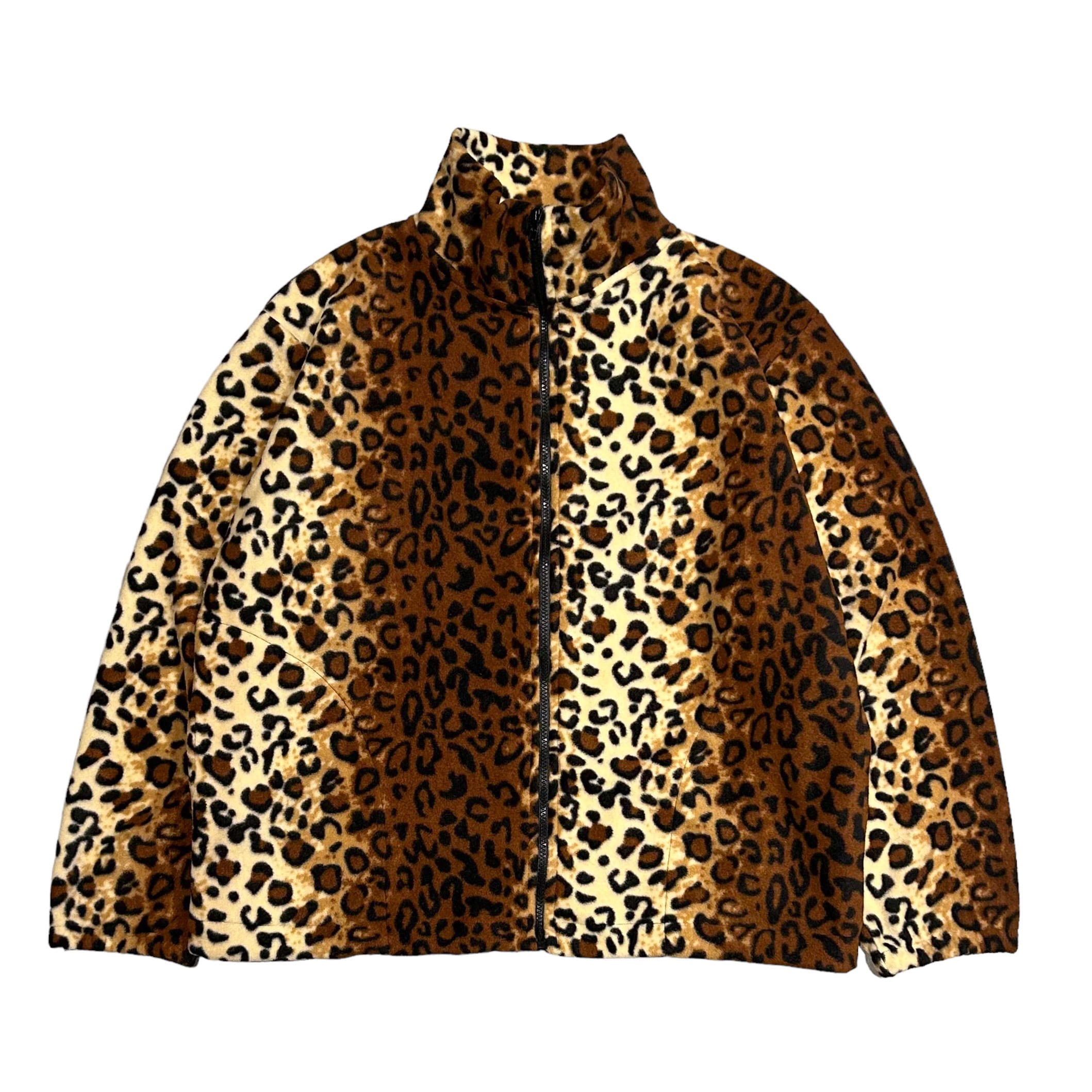 BLACK MOUNTAIN USA製 Leopard Fleece Jacket / ブラックマウンテン