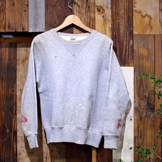 1950s PILGRIM Front V Vintage Sweat Shirt with Paint / ピルグリム