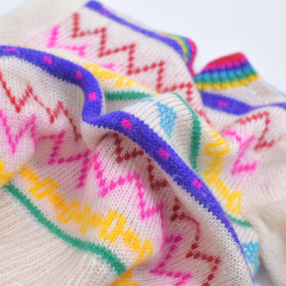 Baby 80s yamamoto kansai やまもと寛斎 顔タグ ボーダー ニット