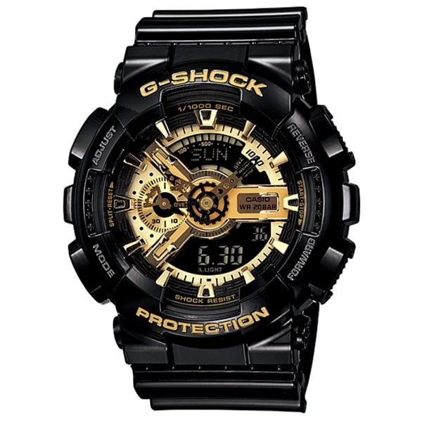 カシオ G-SHOCK GA-110GB-1AJF 針 デジタル メタリックブラックx