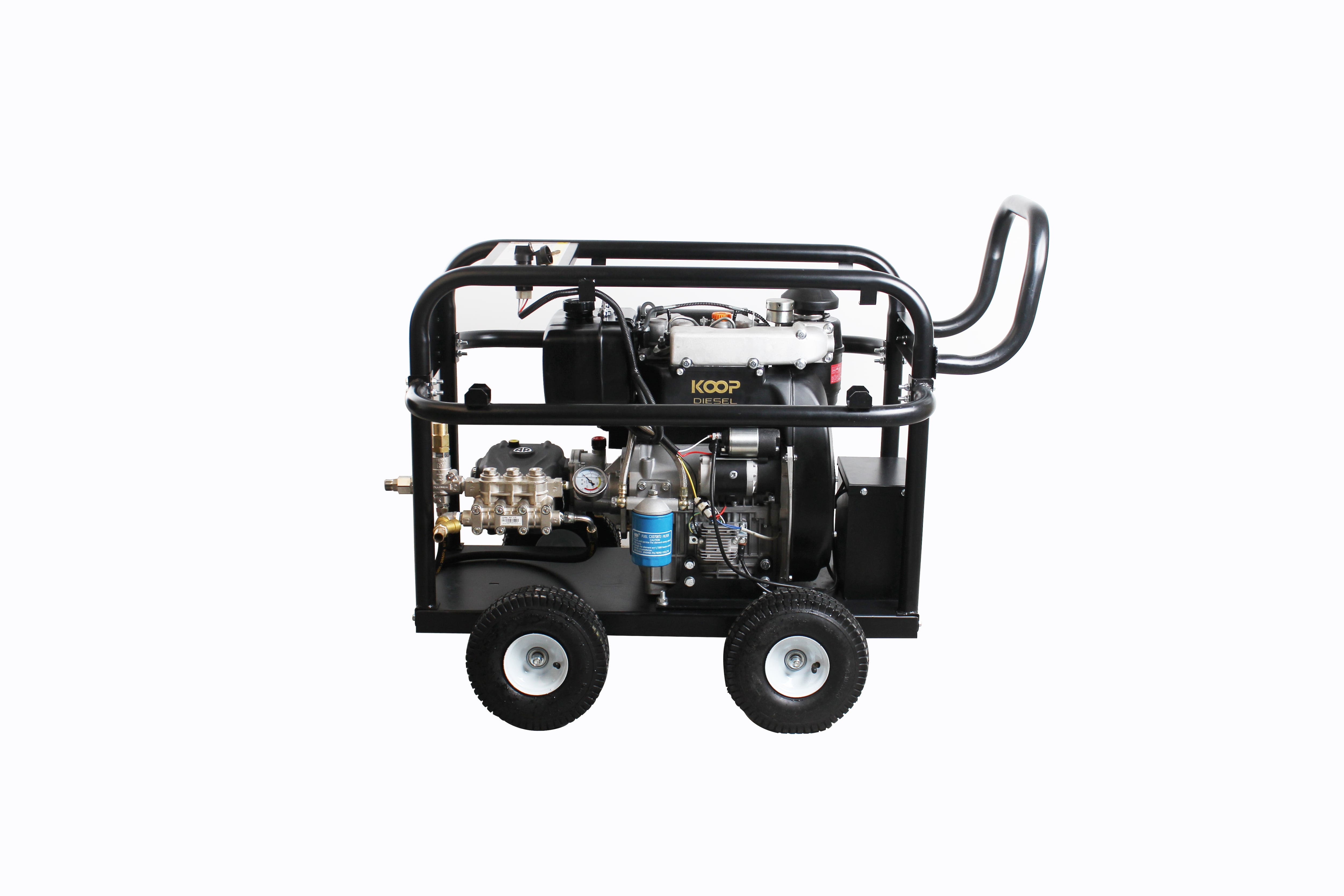 エンジン高圧洗浄機 キーで起動 ディーゼル燃料 エンジン式高圧洗浄機