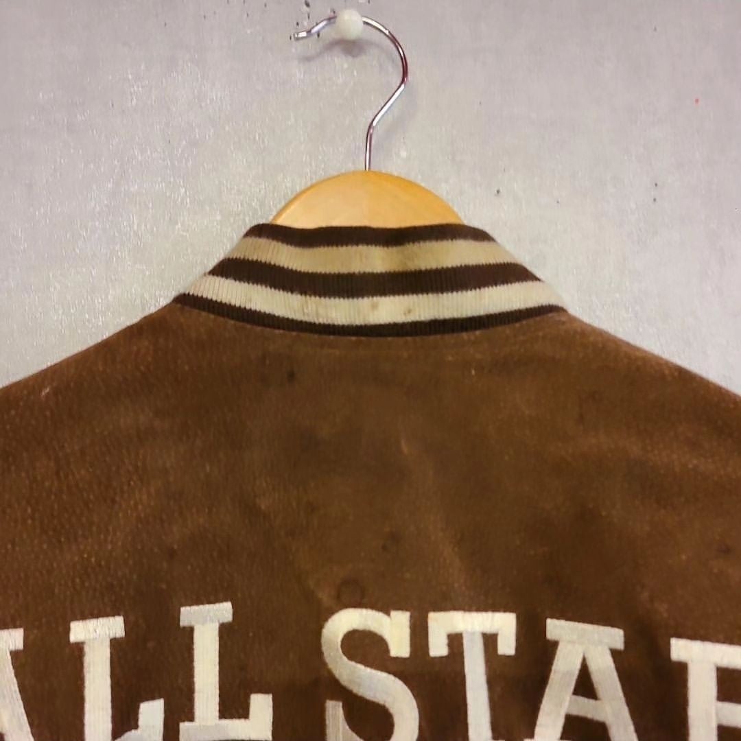 90s CONVERSE コンバース スウェード豚革 レザースタジャン | tiraxy'sbox