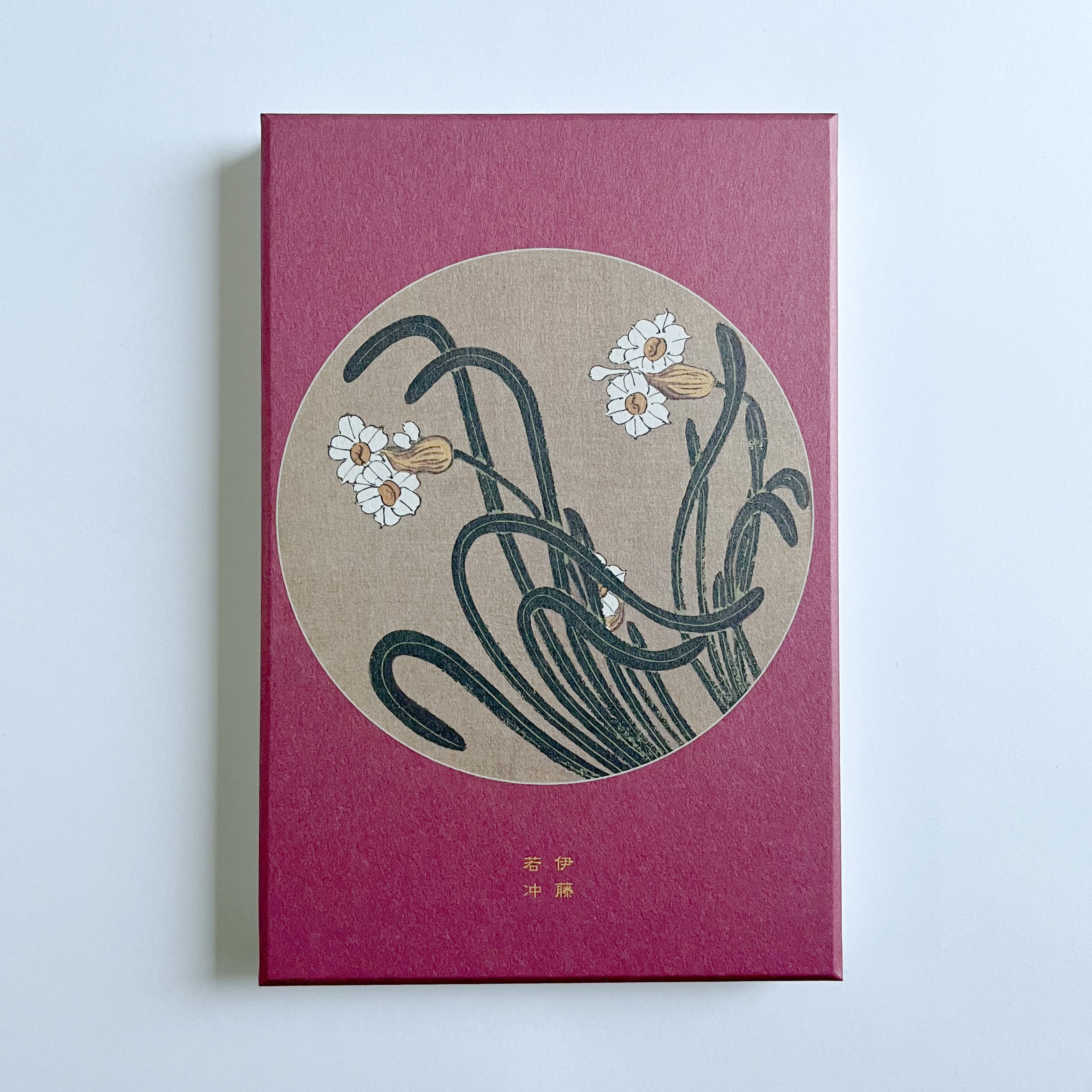 伊藤若冲 御朱印帳 「花卉図天井画」水仙・山桜 | hmm, by 東京都