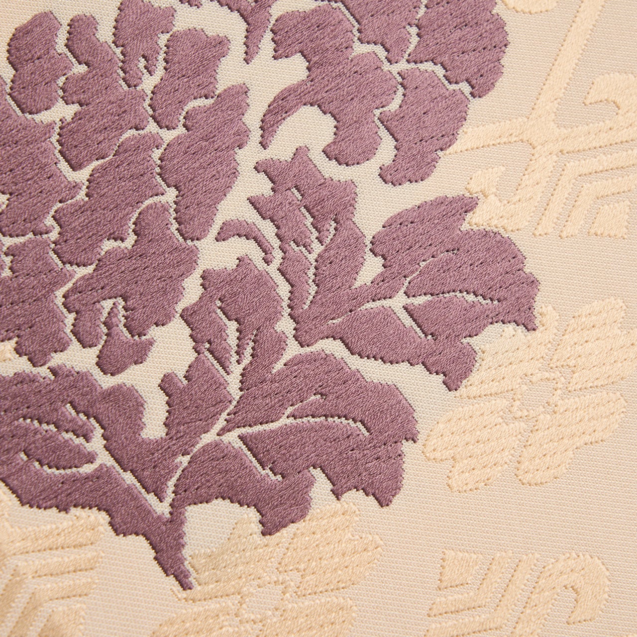 人間国宝 喜多川俵二 有職文様 二陪織開名古屋帯【中古】 | かわの屋