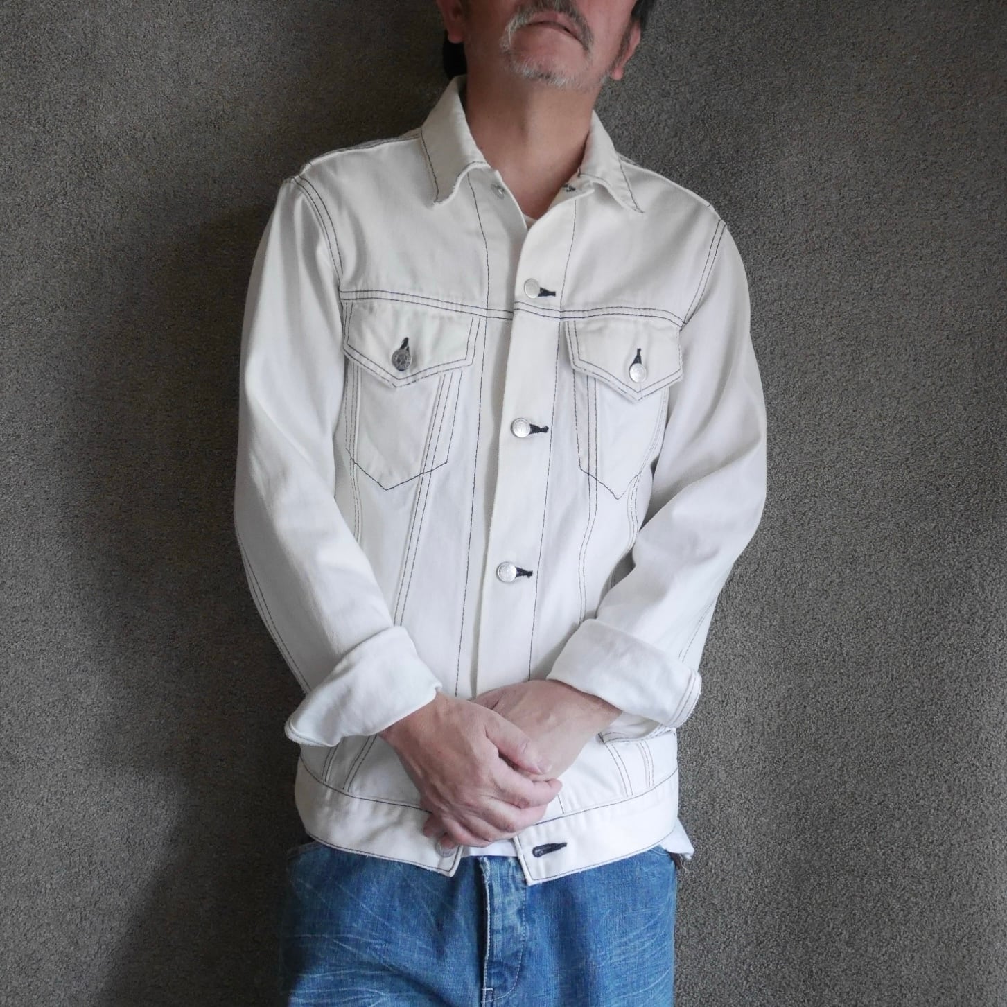 BACKBONE BOBSON バックボーン ボブソン ホワイト デニム