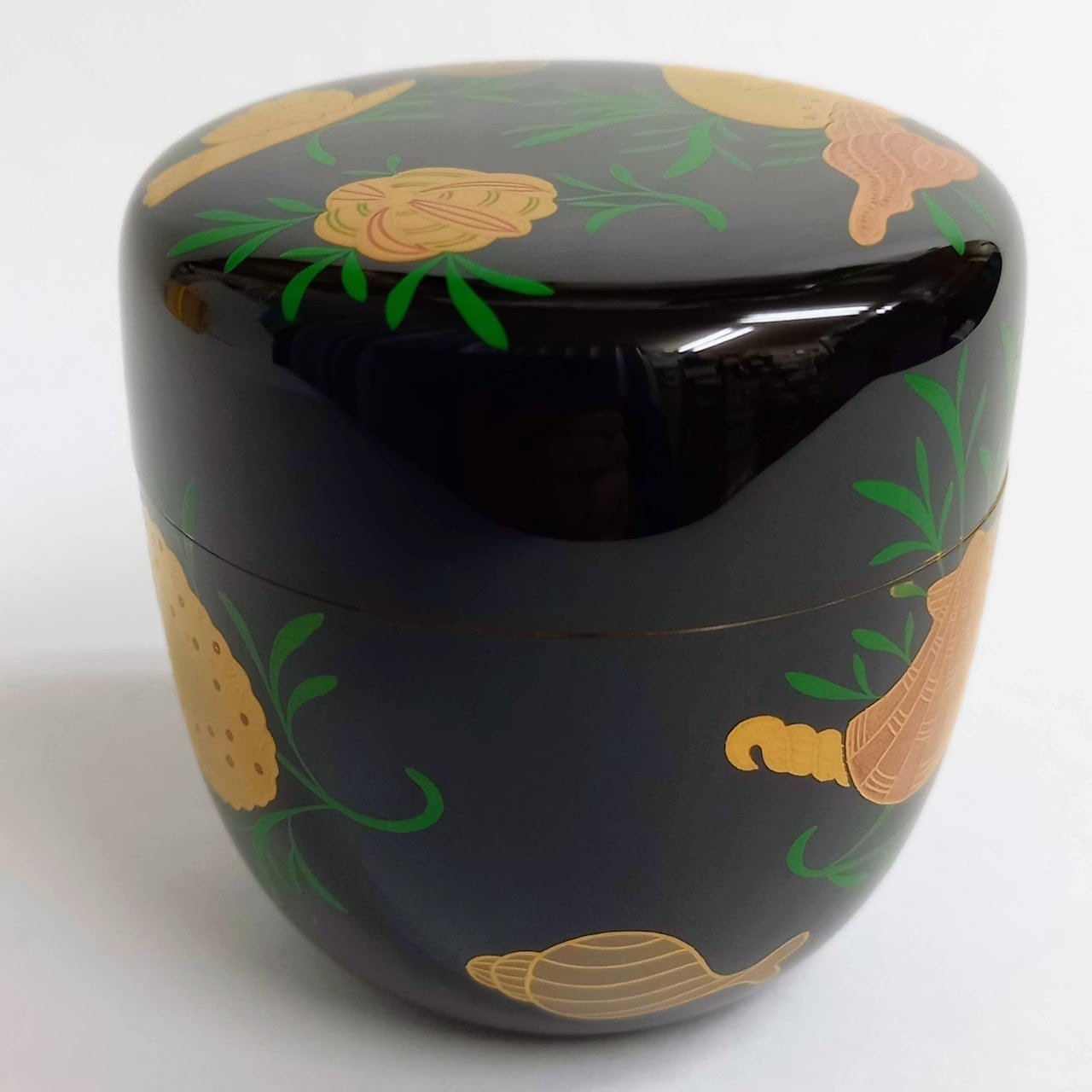 新古】海松貝蒔絵 大棗 而妙斎好写 中村宗尹 共箱入 NTM003 | 錦玉堂