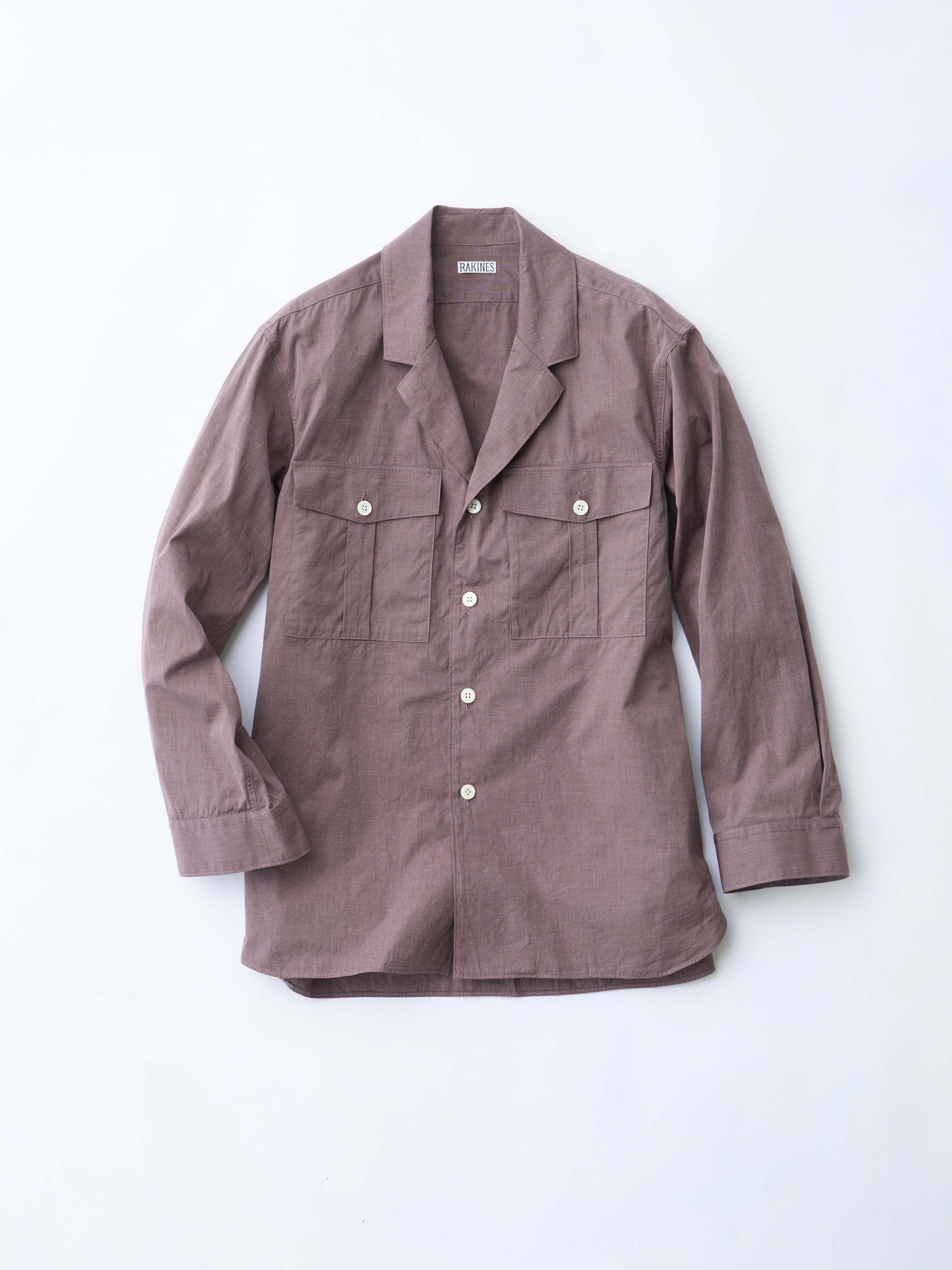 RAKINES ラキネス】Trinity Chambray Explorer shirt | delhezi