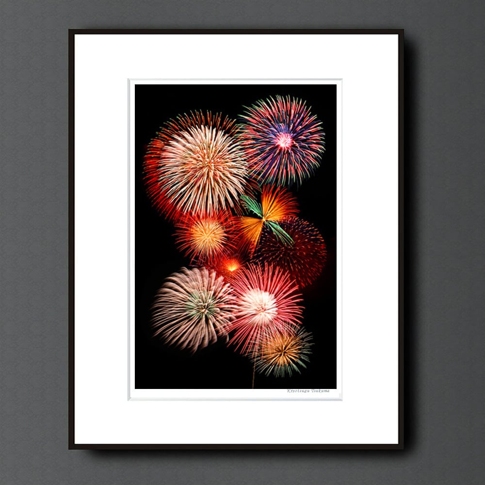 夢花火 #02 □額縁サイズ（大全紙）726×544mm | 写真家 津熊清嗣 癒し