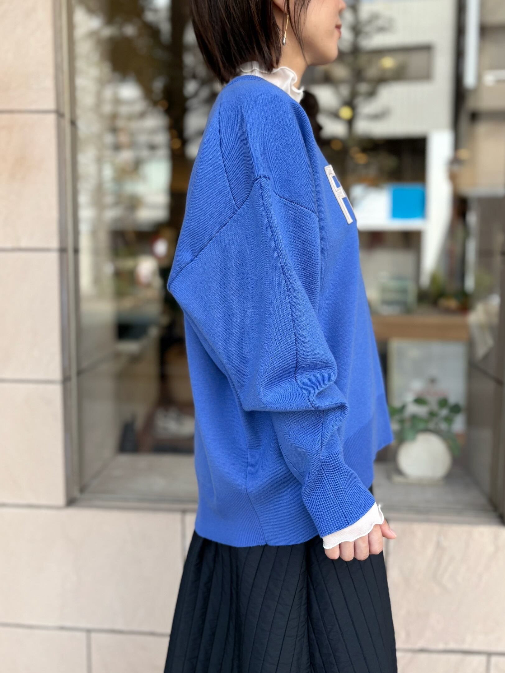 再再入荷！】Dignite collier / フェルトロゴニットプルオーバー | anouk