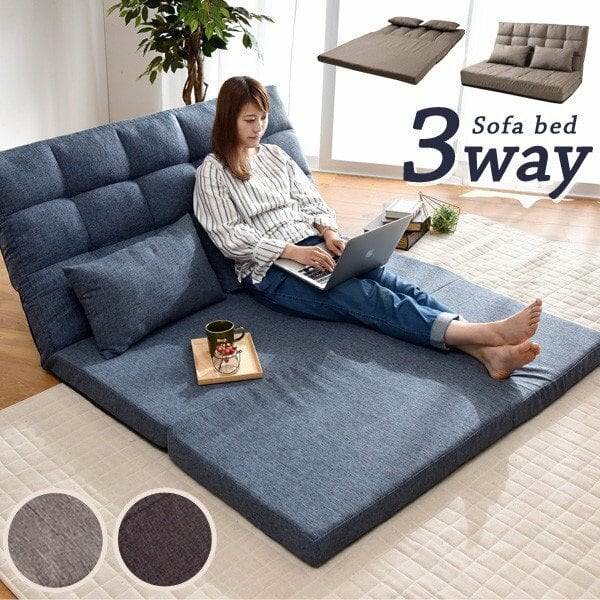 大特価】ローソファ ソファ 座椅子 フロアソファ ソファーベッド