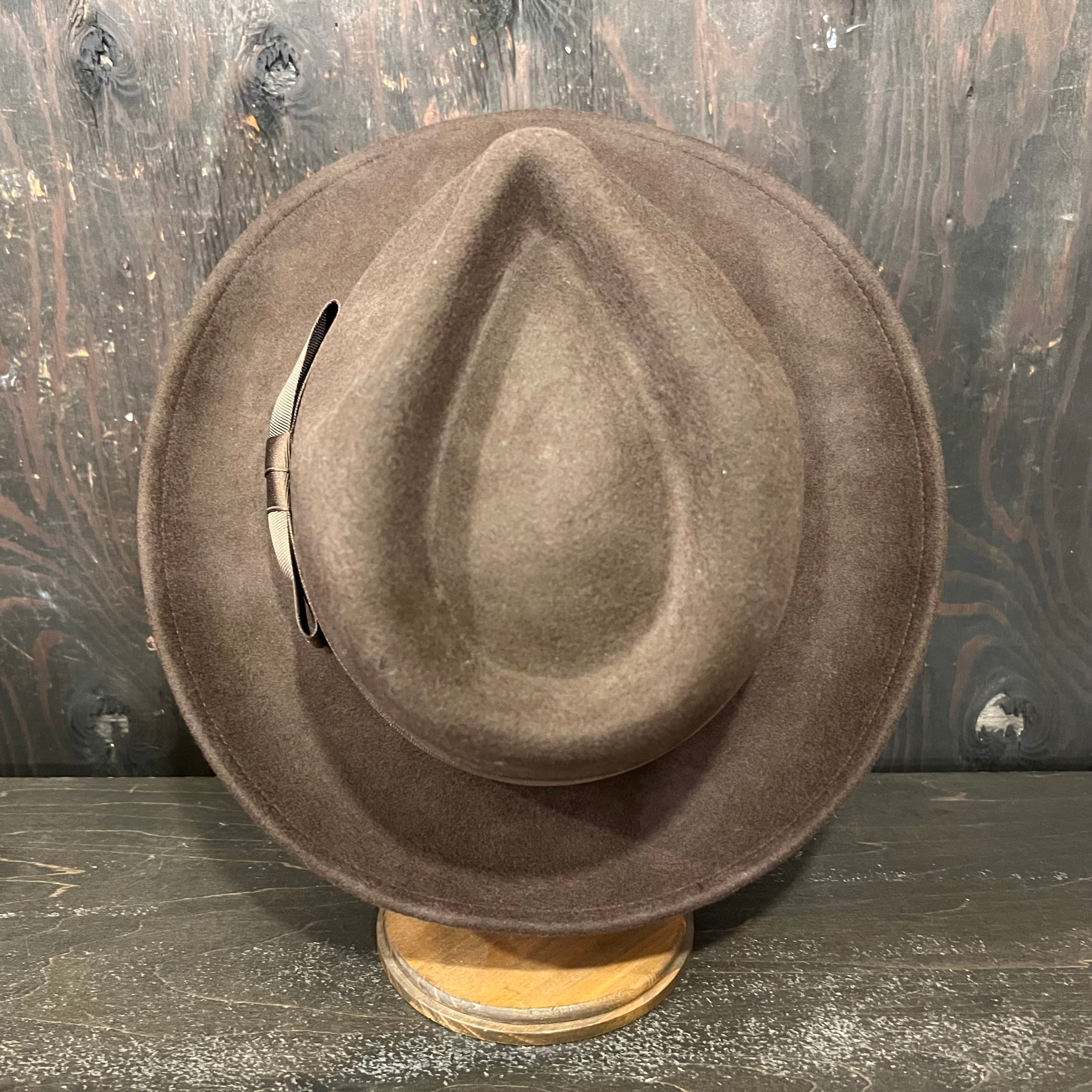 オリジナル フェルトクラシック4cmリボンフェドラハット | CANDY WOOD