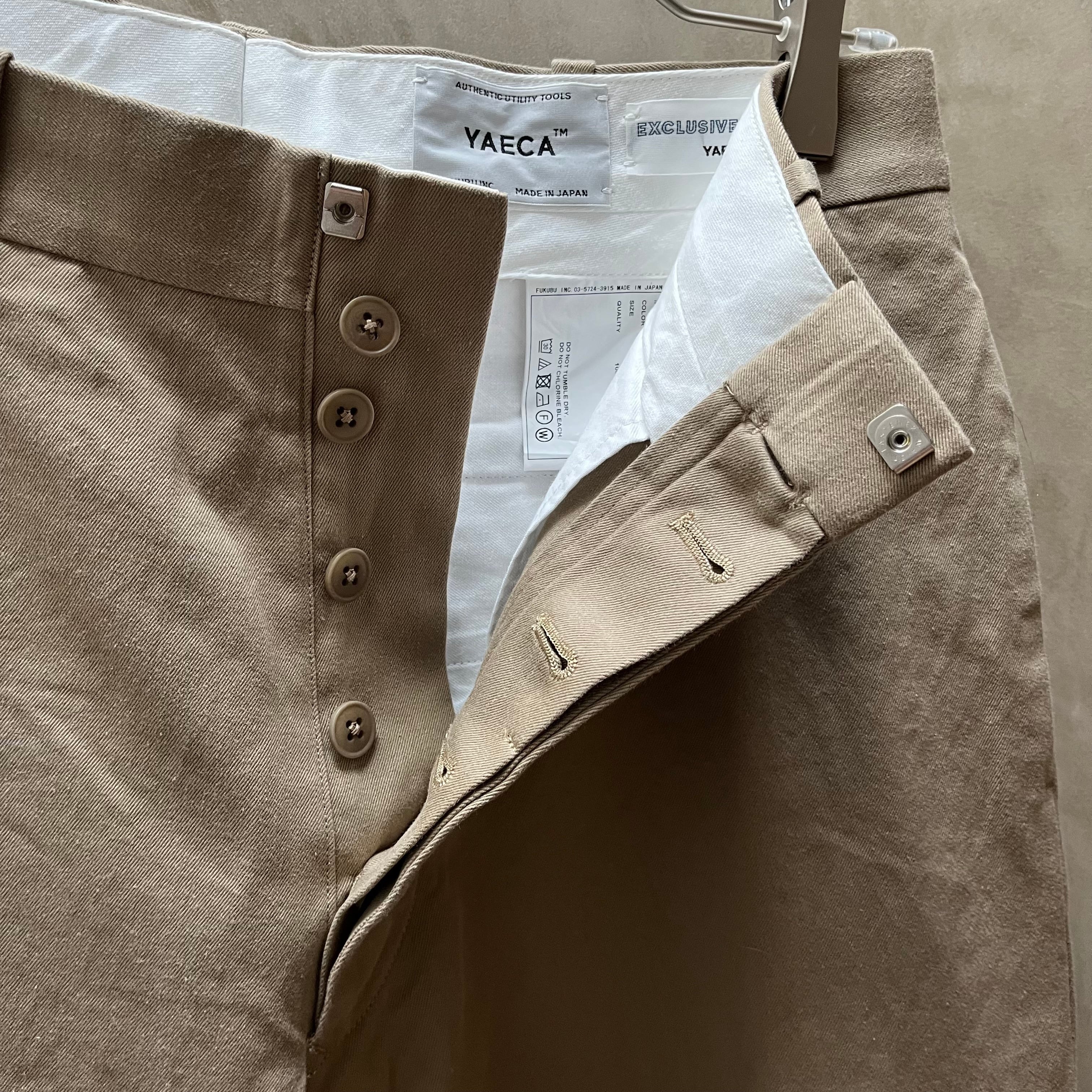 YAECA/ヤエカ Men's CHINO PANTS WIDE TAPERED /メンズ チノパンツ