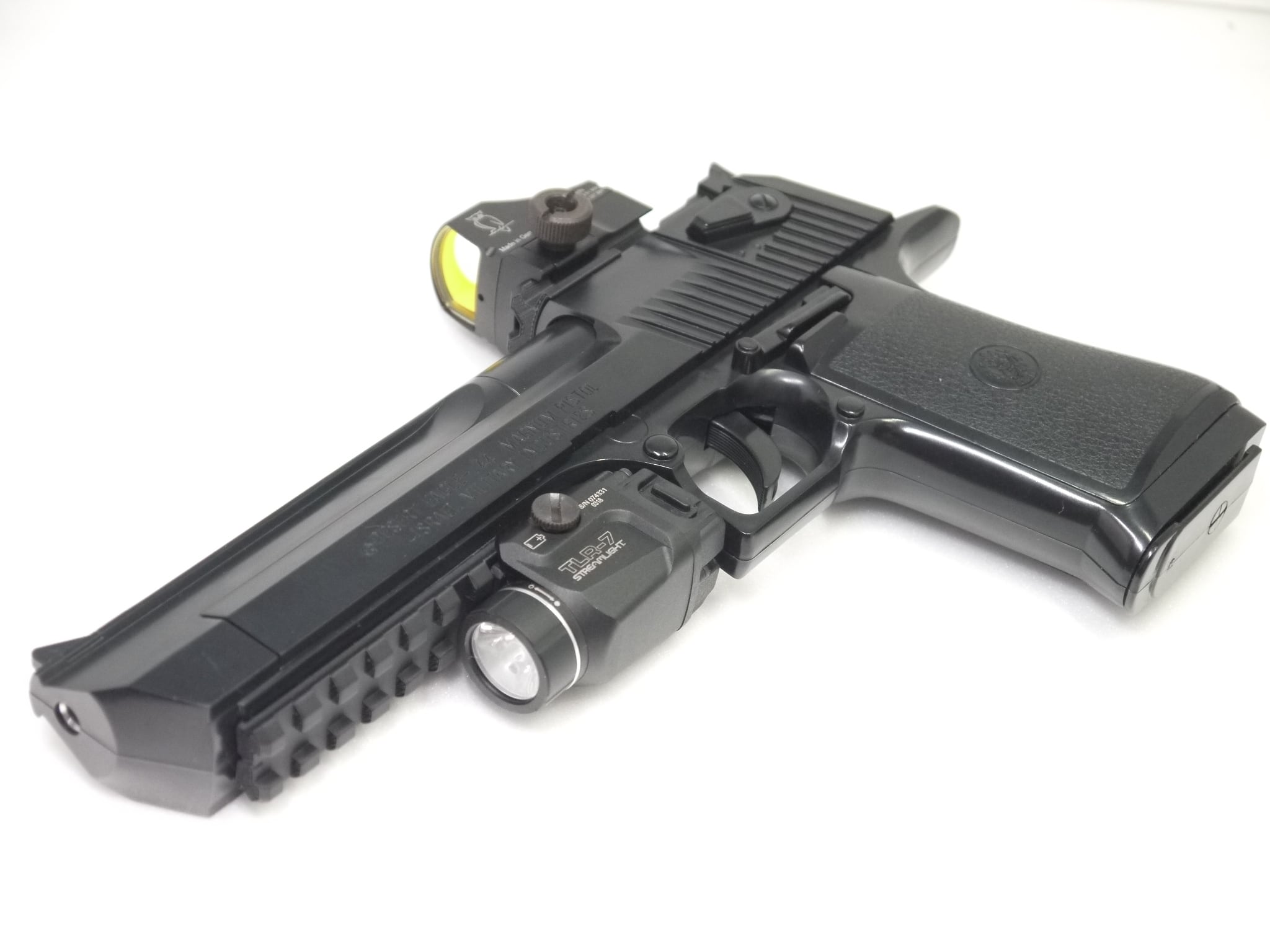 デザートイーグル 20mmトップ＆アンダーレール付き7インチバレル 塗装