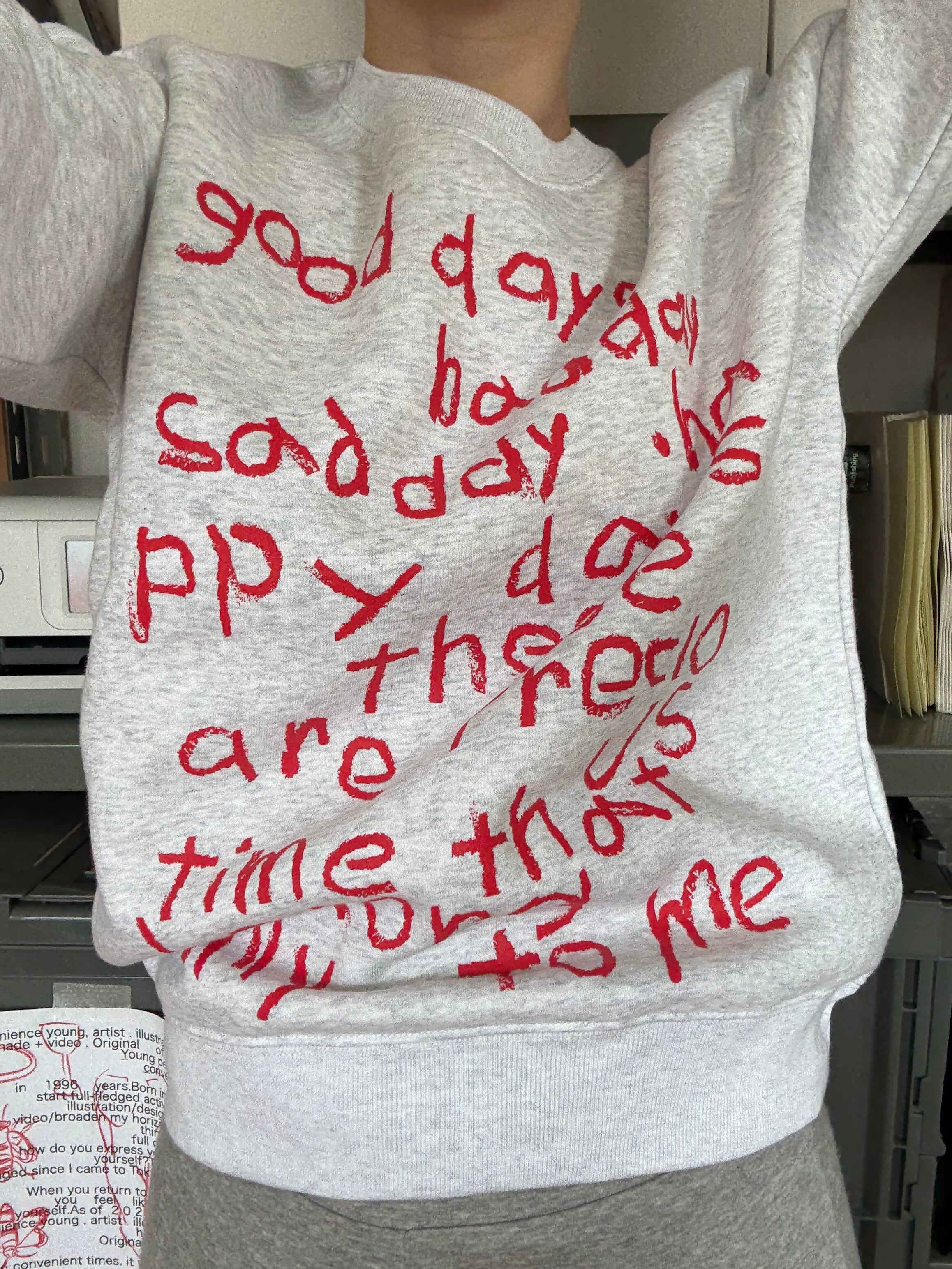 ECHOES OF MY DAYS SWEAT : ASH | CONVENIENCE YOUNG