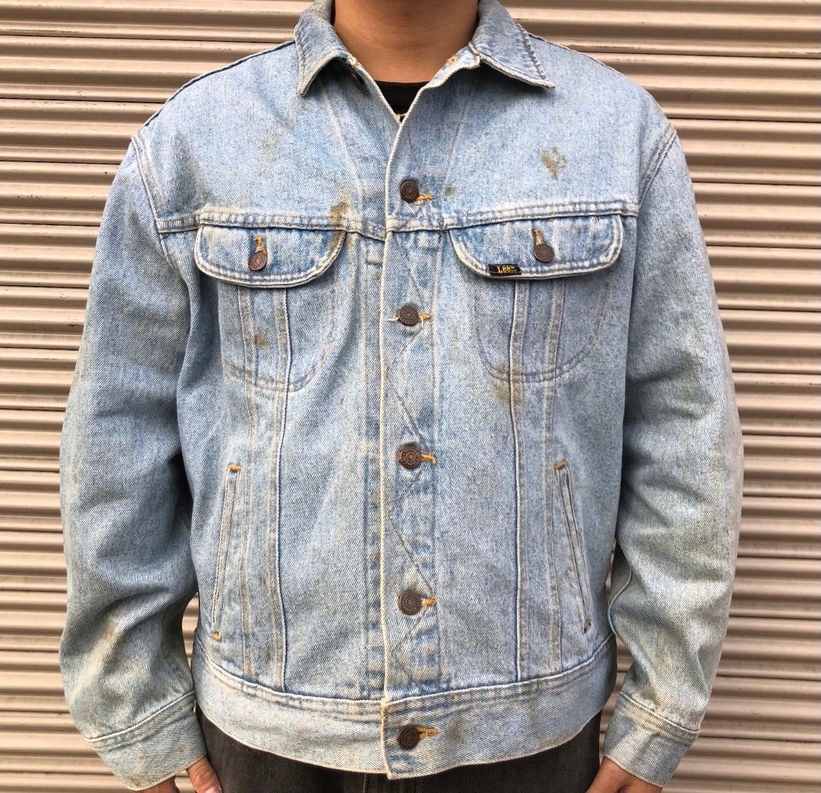 希少 USA製 80's Lee × Hard Rock CAFE デニム トラッカー ジャケット