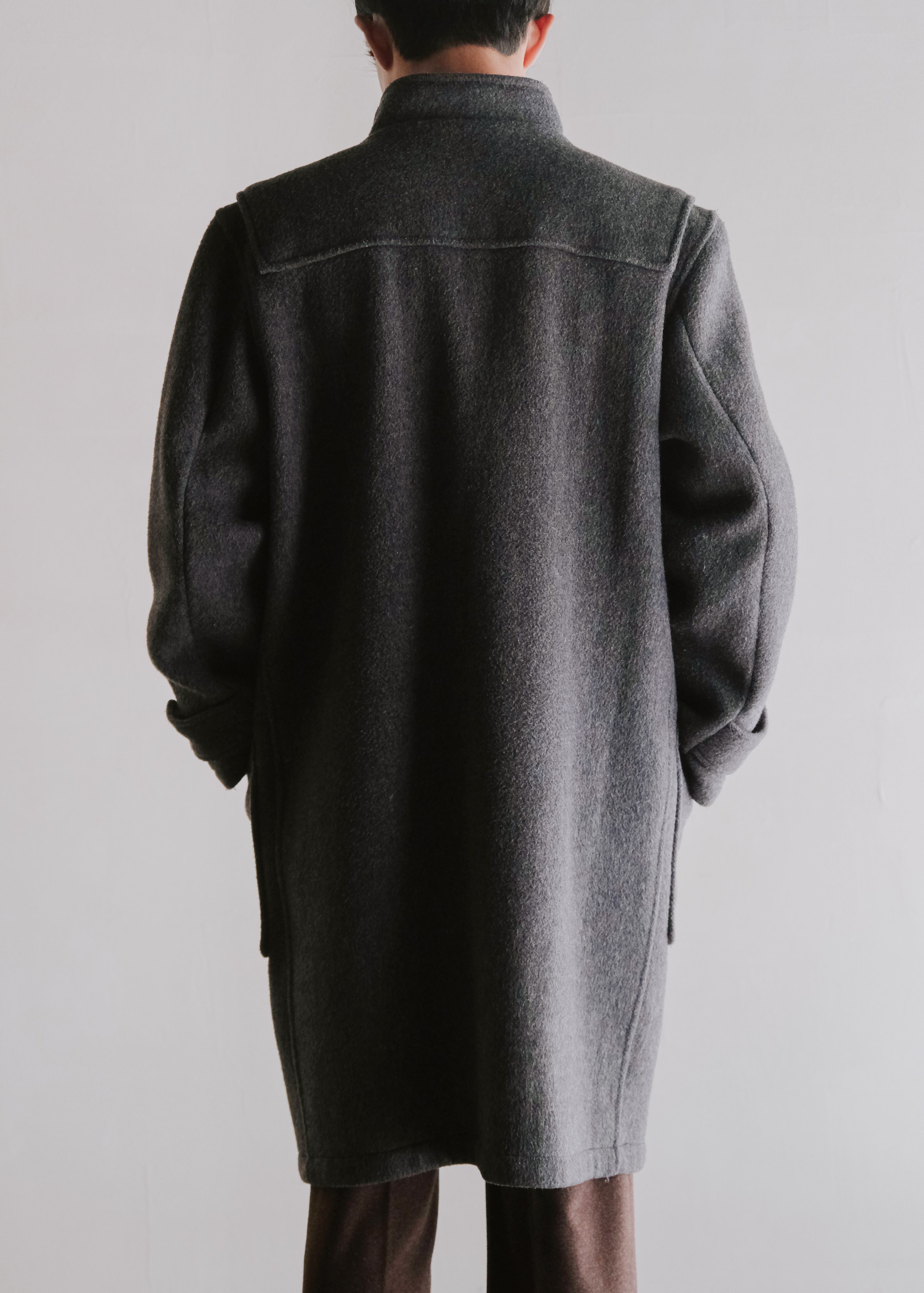 90's agnes b. homme hoodless duffle coat made in England | CETTEN