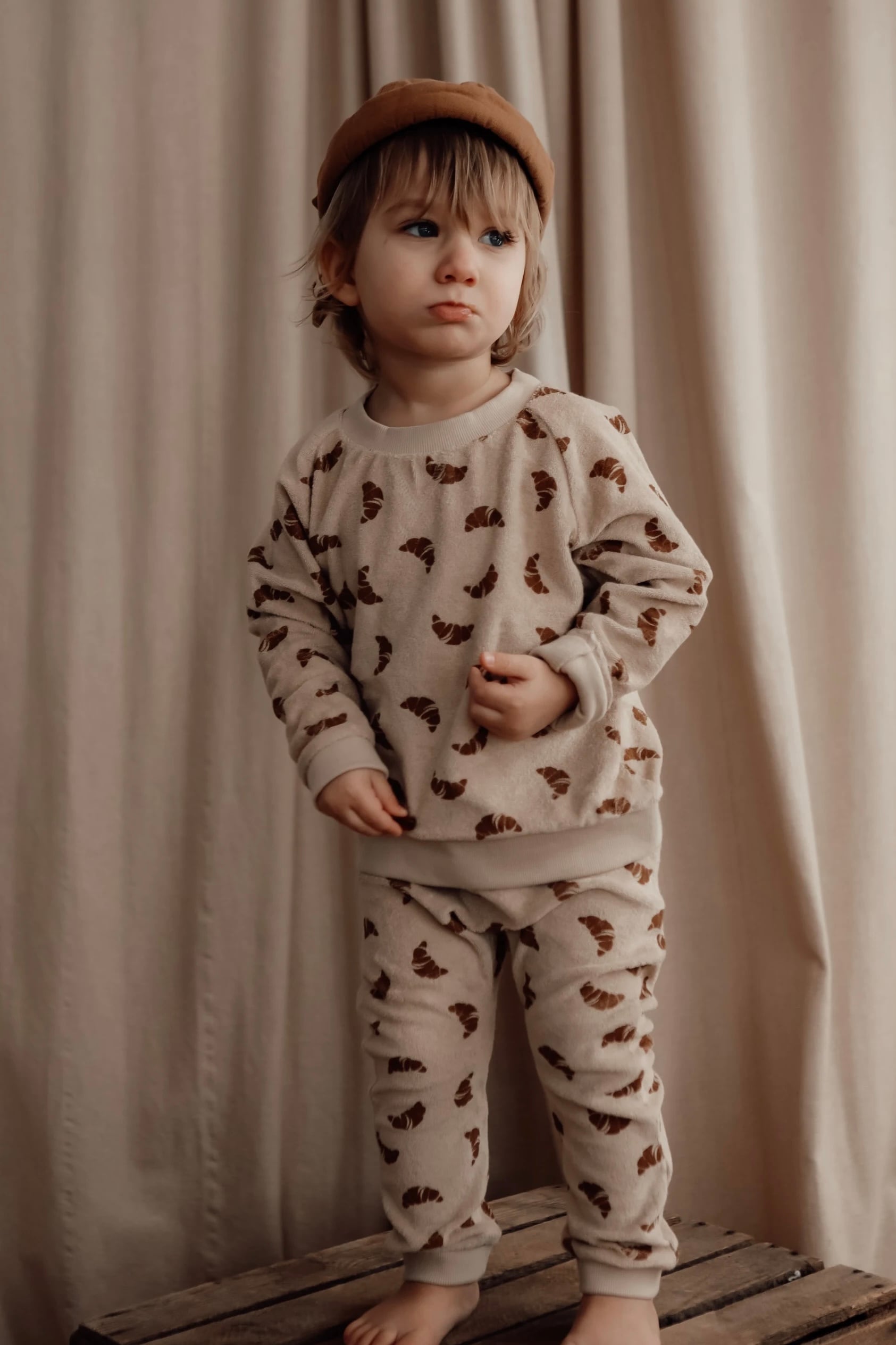 MONSIEUR MINI】Sweatshirt Terry croissant | RIRIBELL