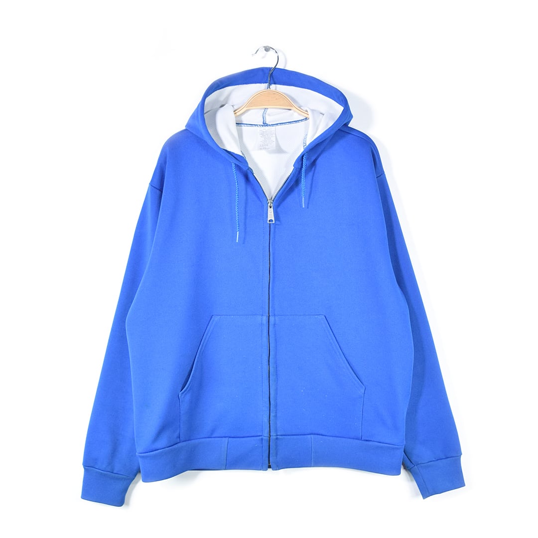 70S USA製 Healthknit 裏サーマル ジップスウェット XXL 70S USA製