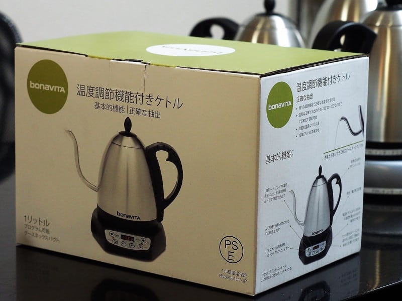 国内正規品】bonaVITA(ボナヴィータ) 1リットルグースネック 電気湯沸