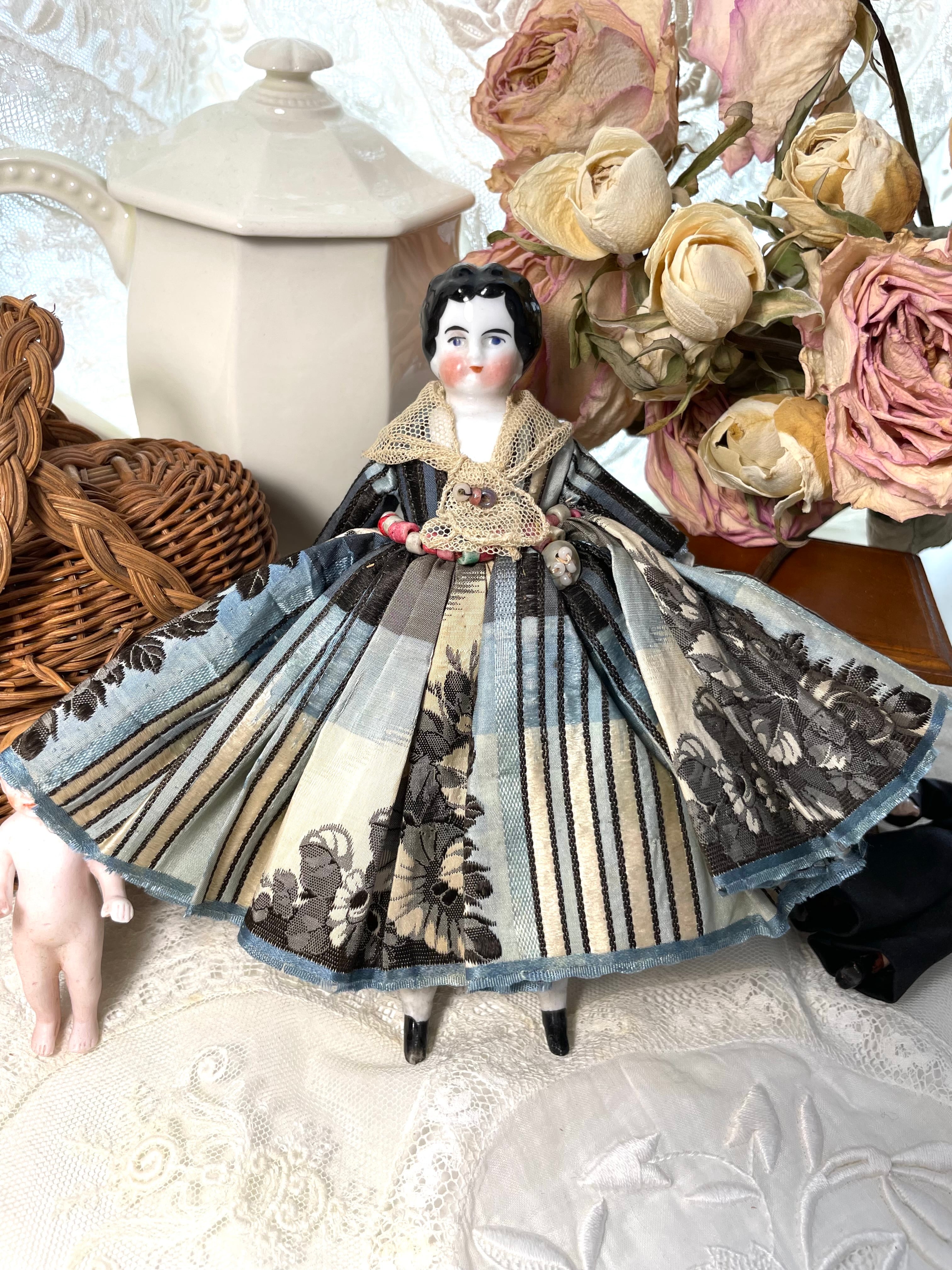 チャイナヘッド（磁器製）ドール | Epines de Rose Paris Vintage