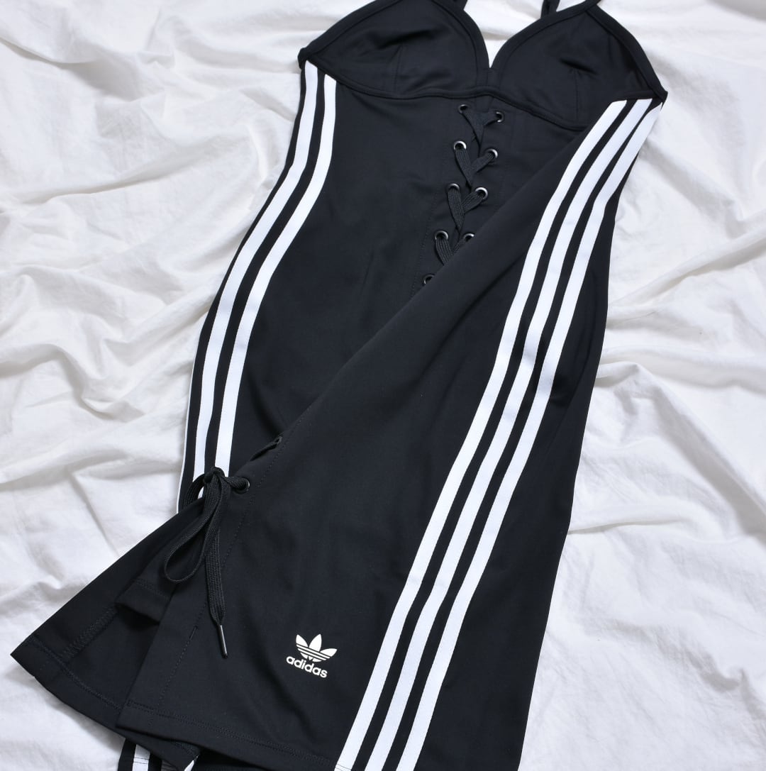 adidas】3ストライプ ストラップワンピース | VOLCAN&APHRODITE
