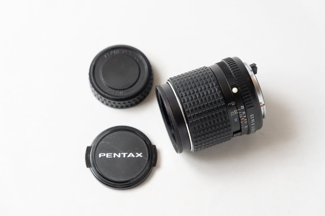 Asahi Opt SMC PENTAX-M 135mm F3.5 前後キャップ付き 【2104J11